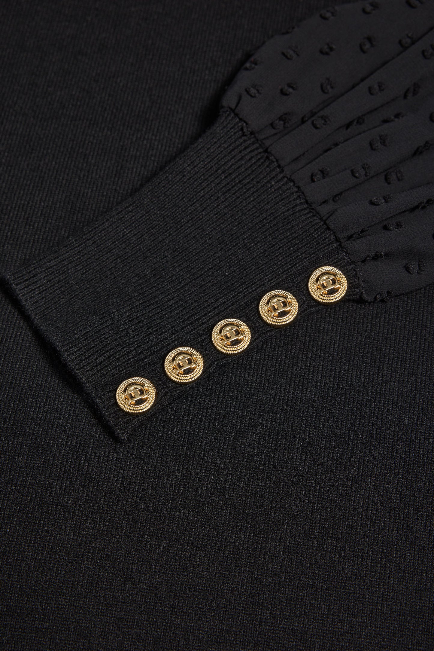 Bethany Roll Neck Mini Dress (Black)