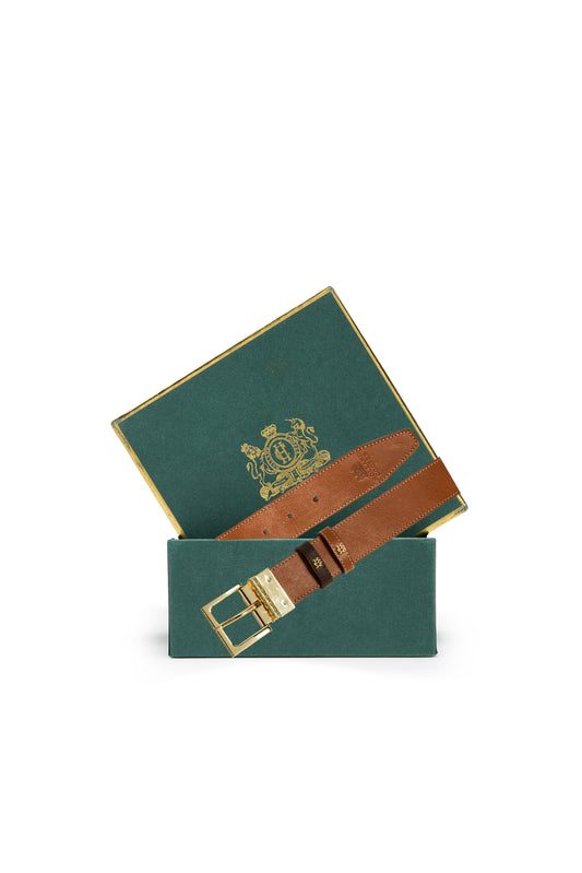 Buckingham Classic Belt (Tan Chocolate)