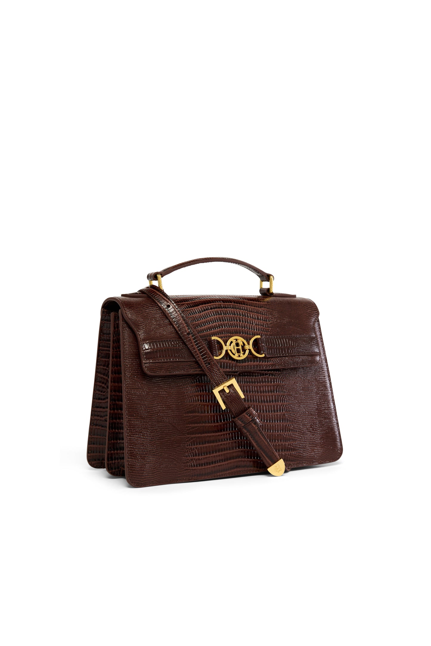 Cambridge Bag (Chestnut Lizard)