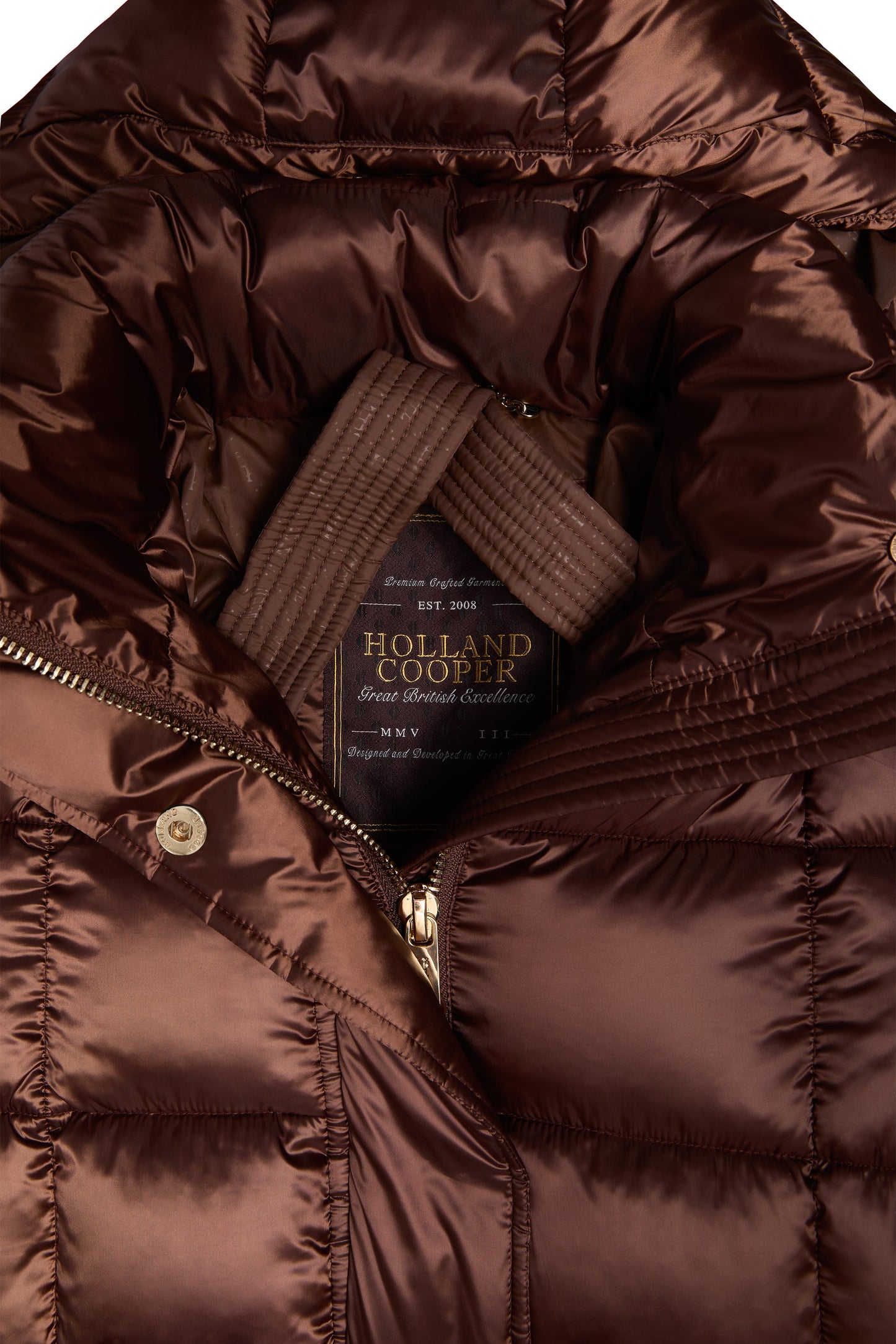 Carrington Longline Coat (Walnut)