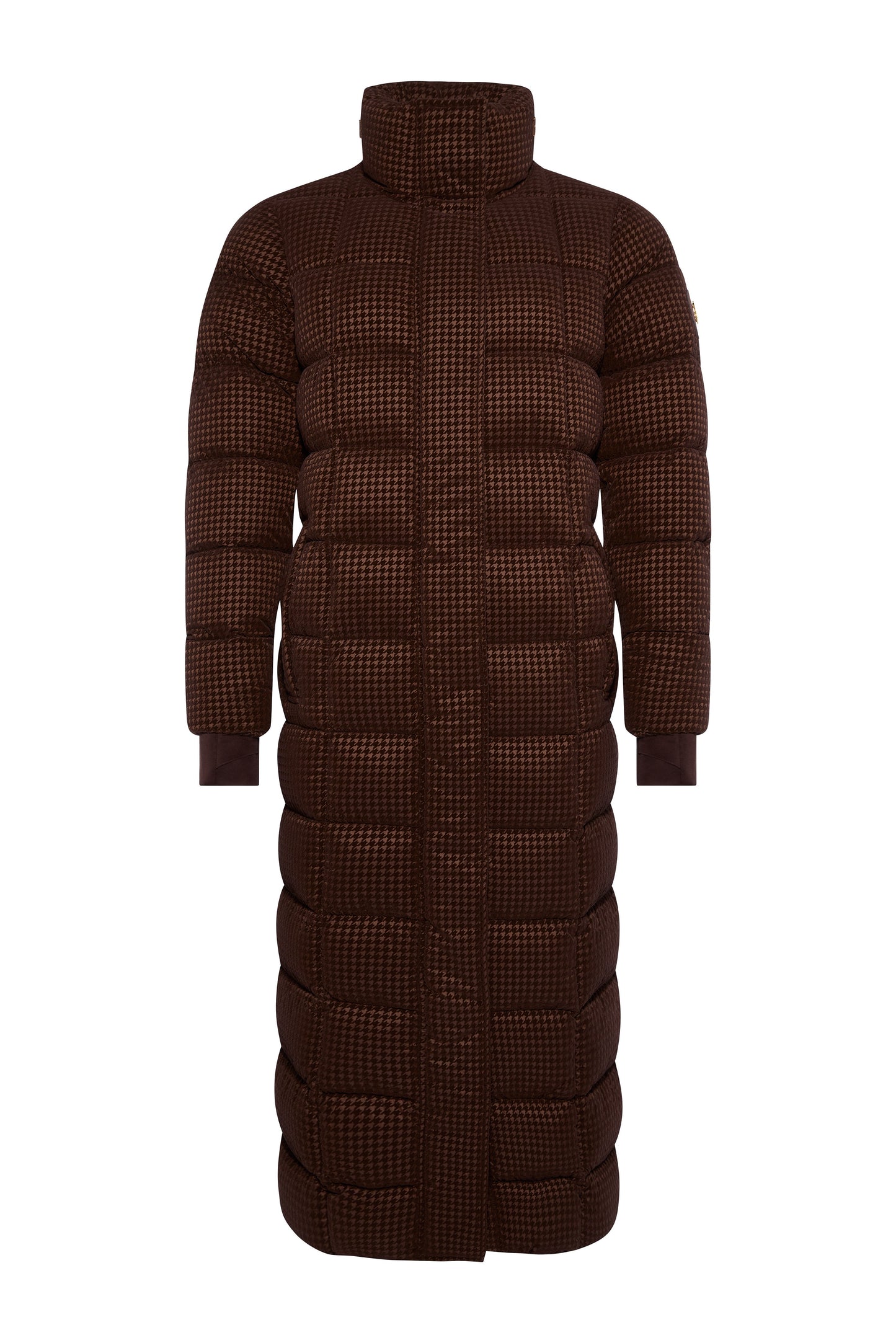 Crawford Longline Coat (Cocoa Mini Flock)