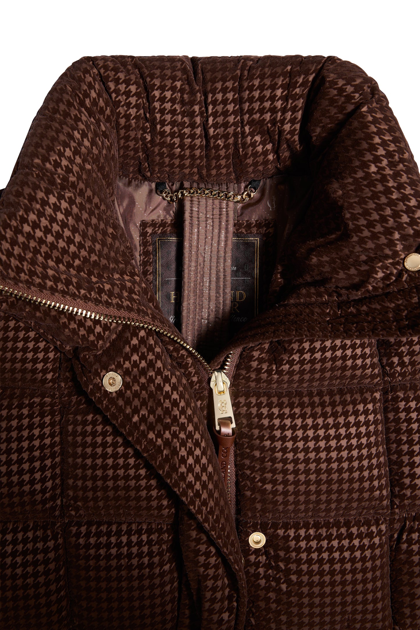 Crawford Longline Coat (Cocoa Mini Flock)