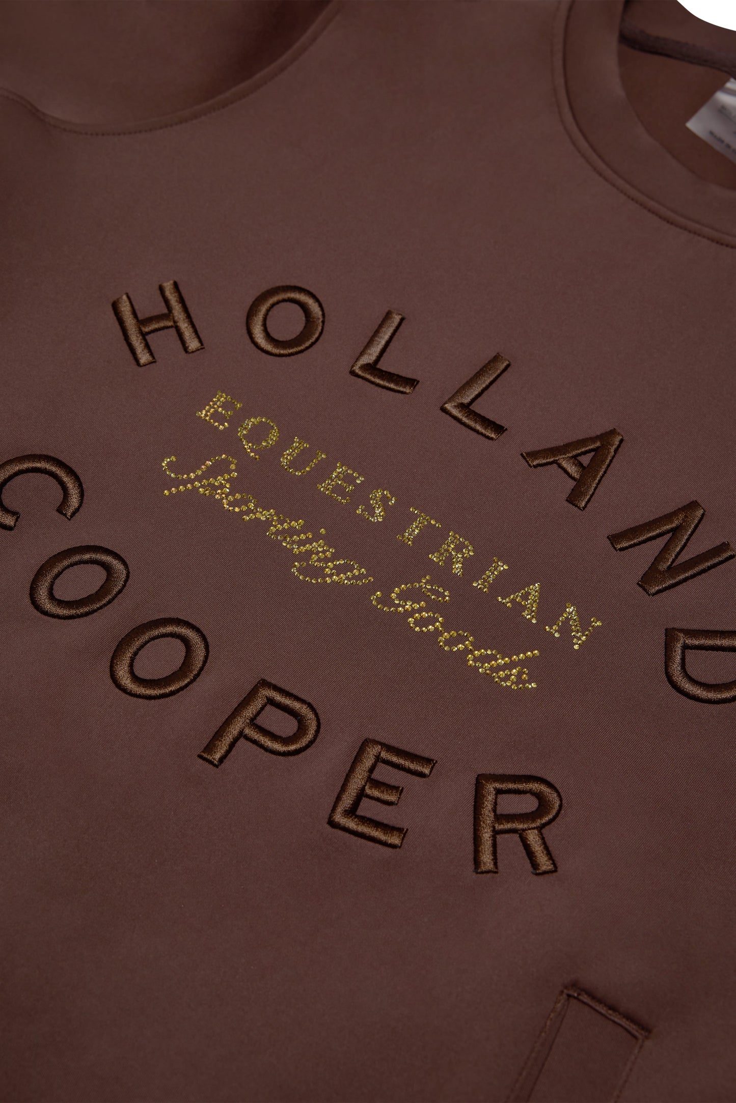 Crystal Crew Neck Sweat (Walnut)