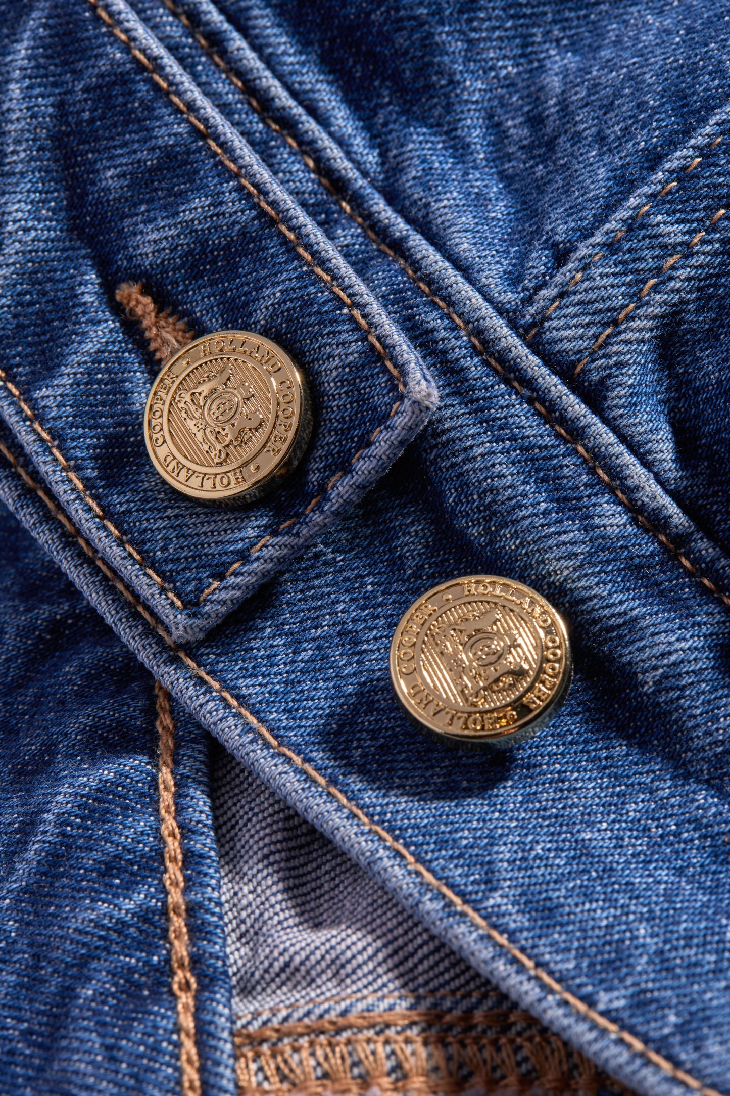 Denim Bomber Jacket (Vintage Indigo)