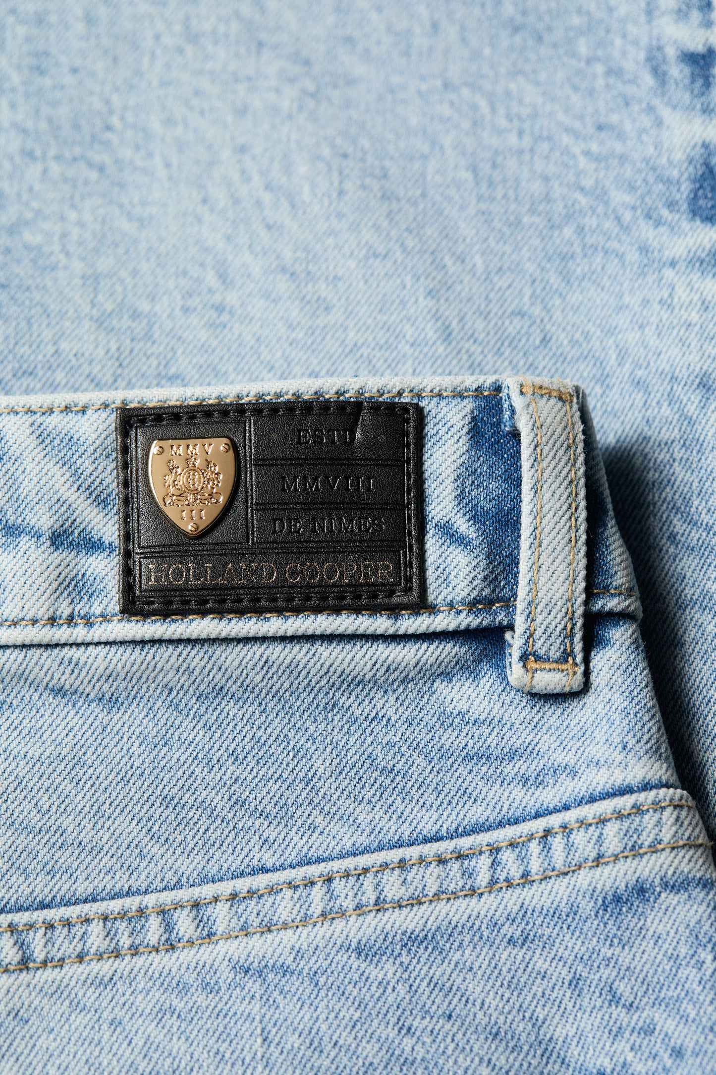 Denim Maxi Skirt (Vintage Indigo)