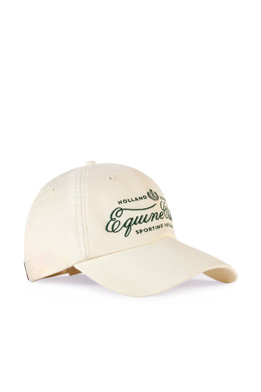 Equine Club Cap (Racing Green Ecru)