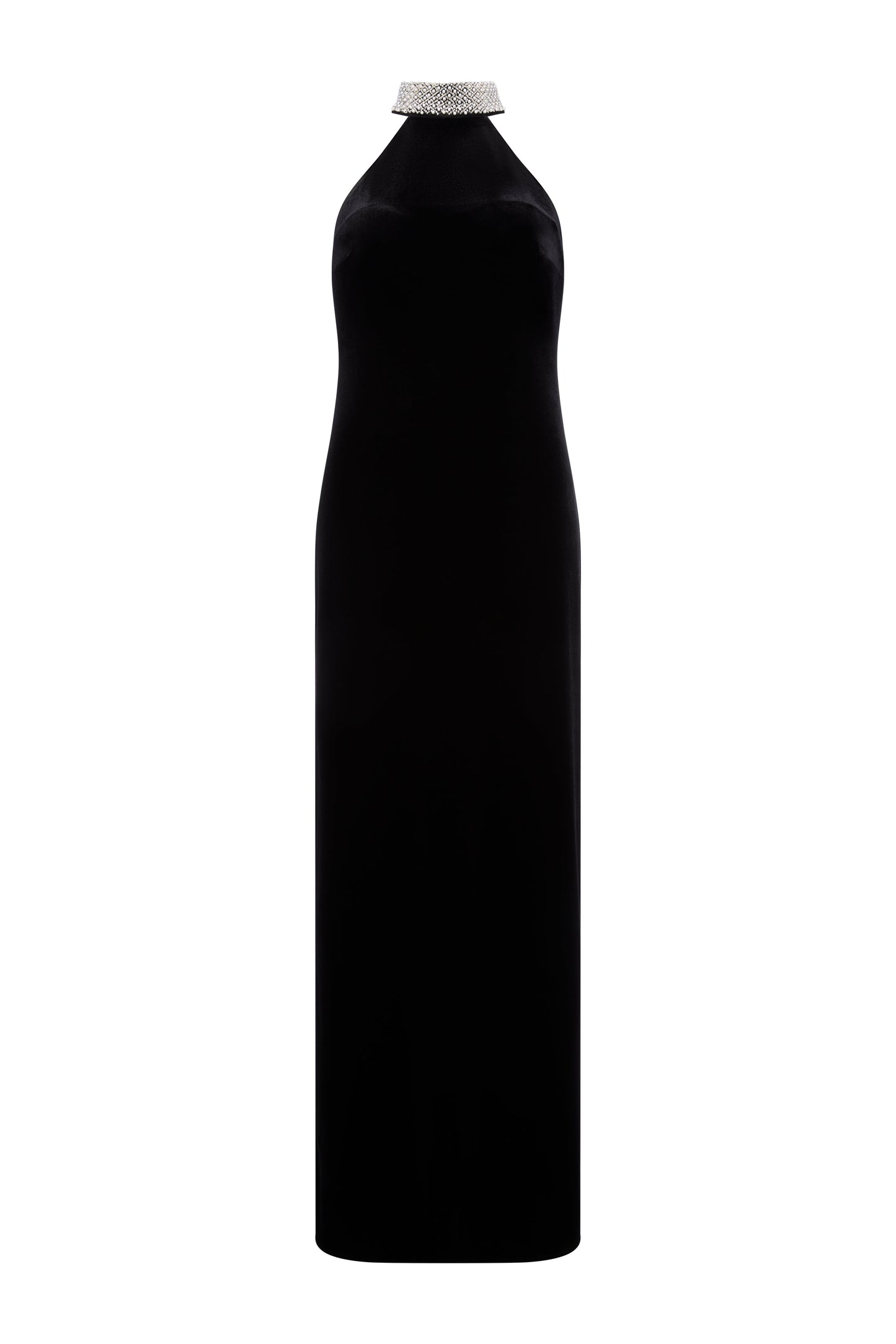 Etta Velvet Maxi Dress (Black)