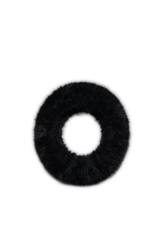 Faux Fur Headband (Black)