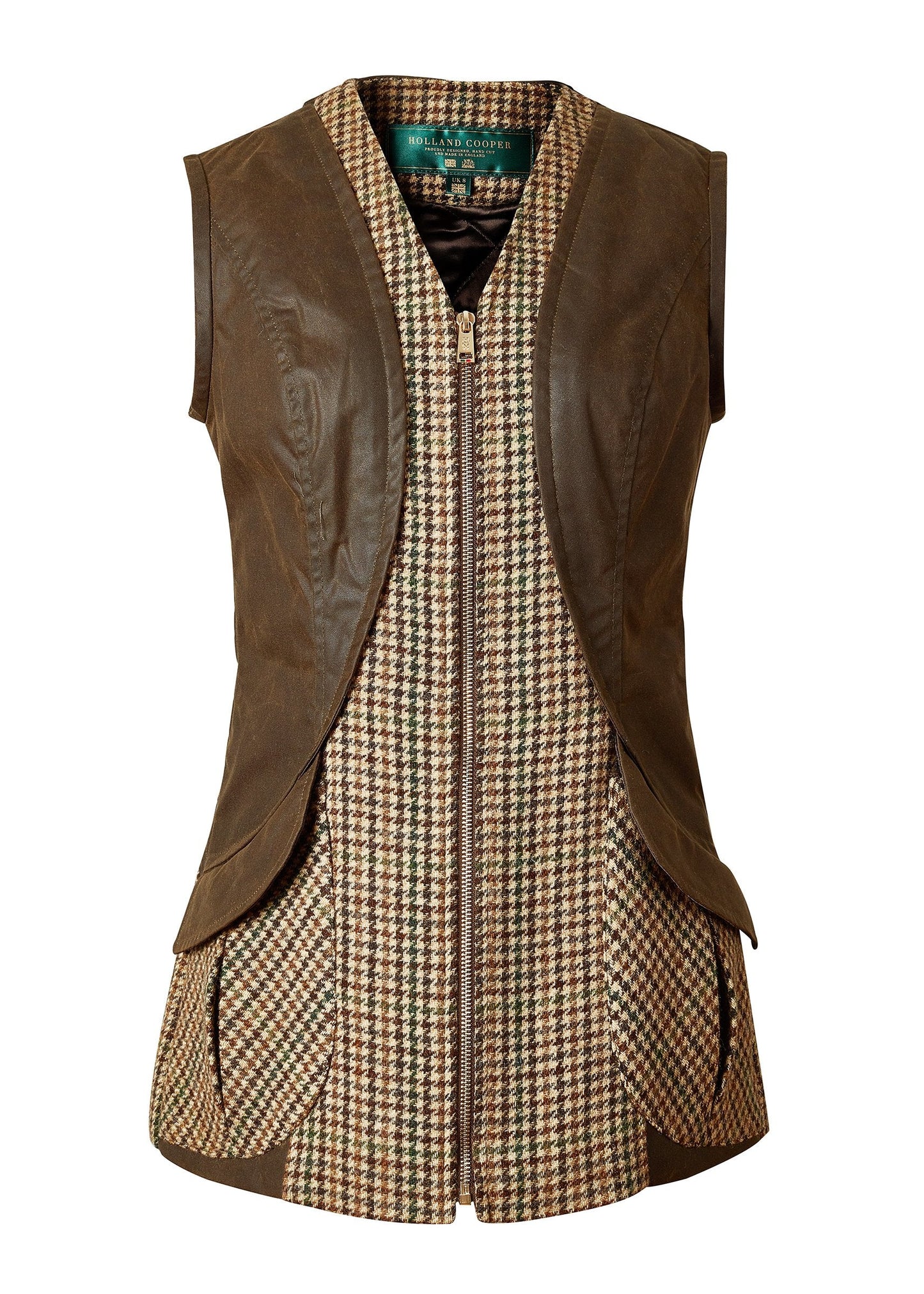 Field Vest (Hailes Green Tweed)