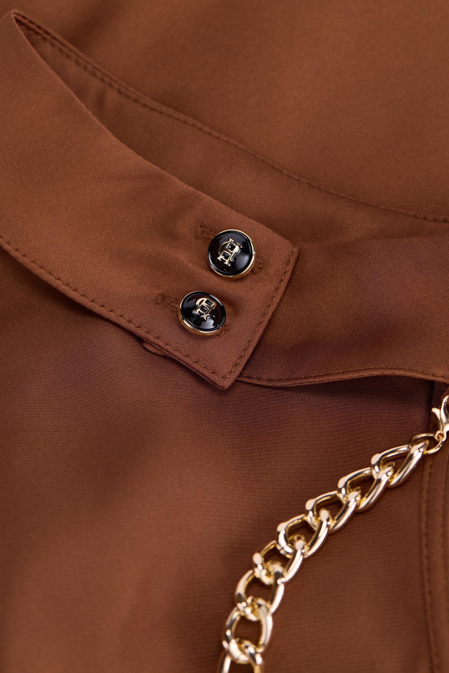 Florence Satin Dress (Copper)