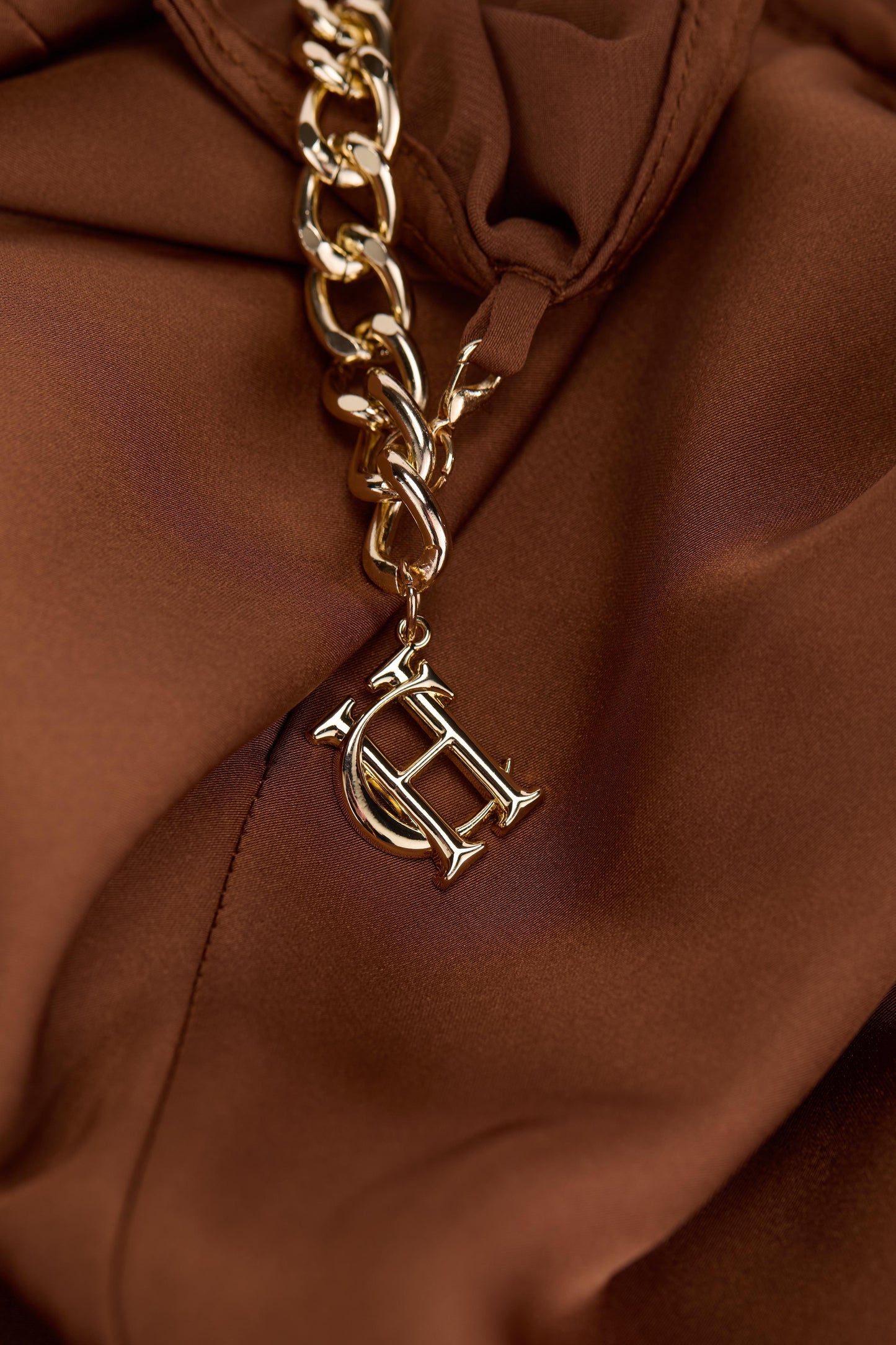 Florence Satin Dress (Copper)