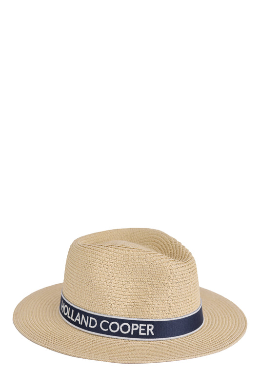 Francesca Hat (Natural Navy)