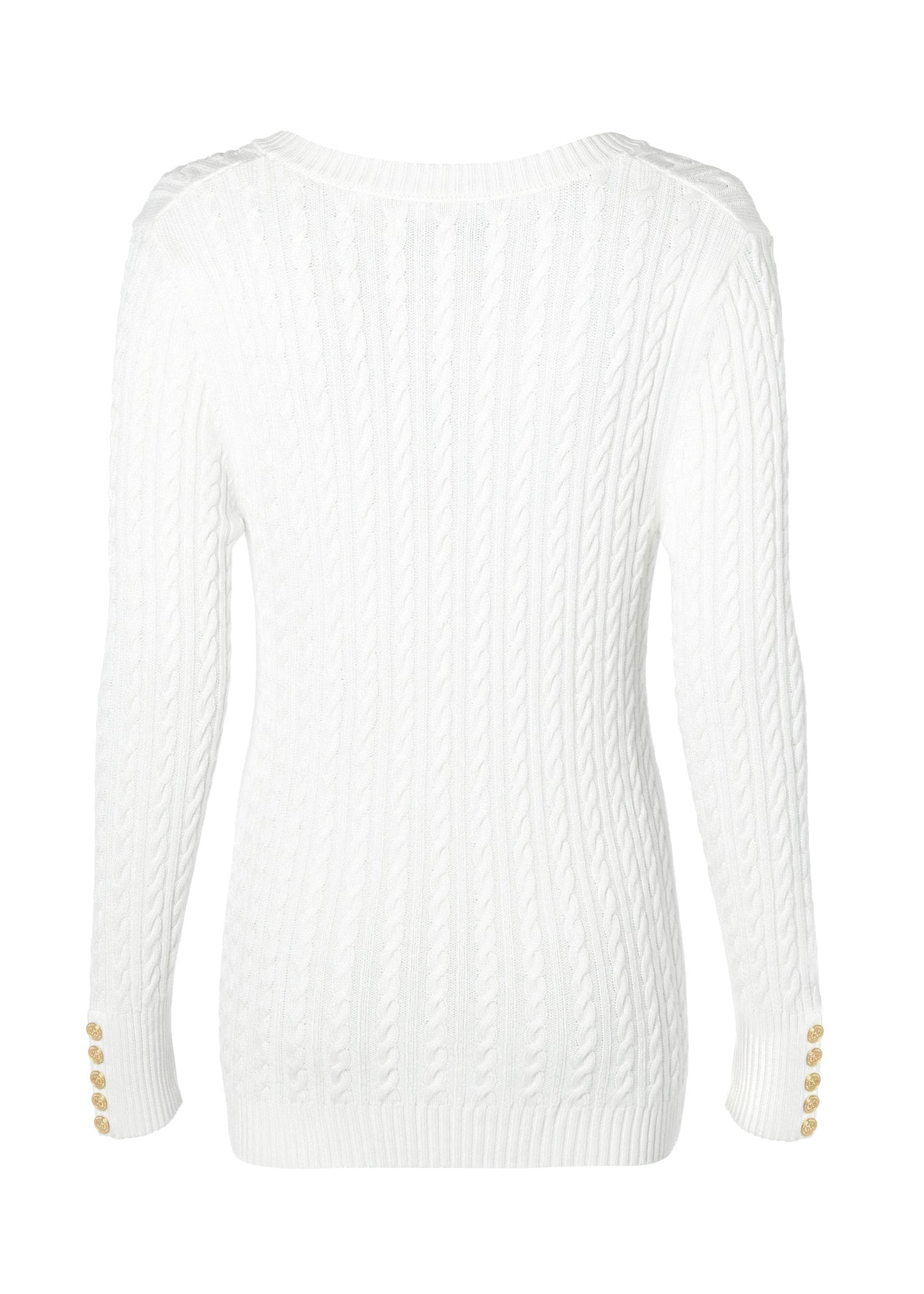 Seattle V-Neck Knit (Winter White)