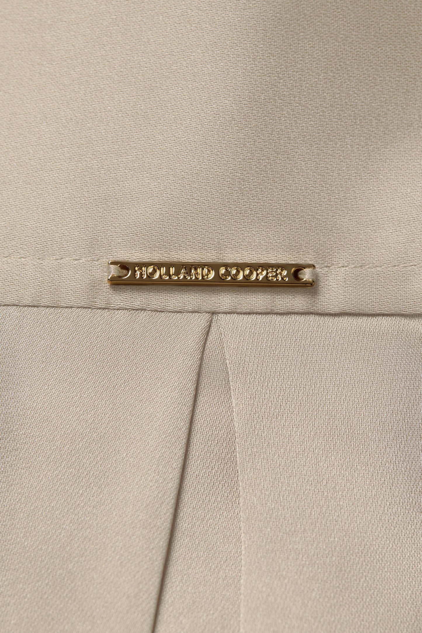 Georgina Satin Shirt (Champagne)