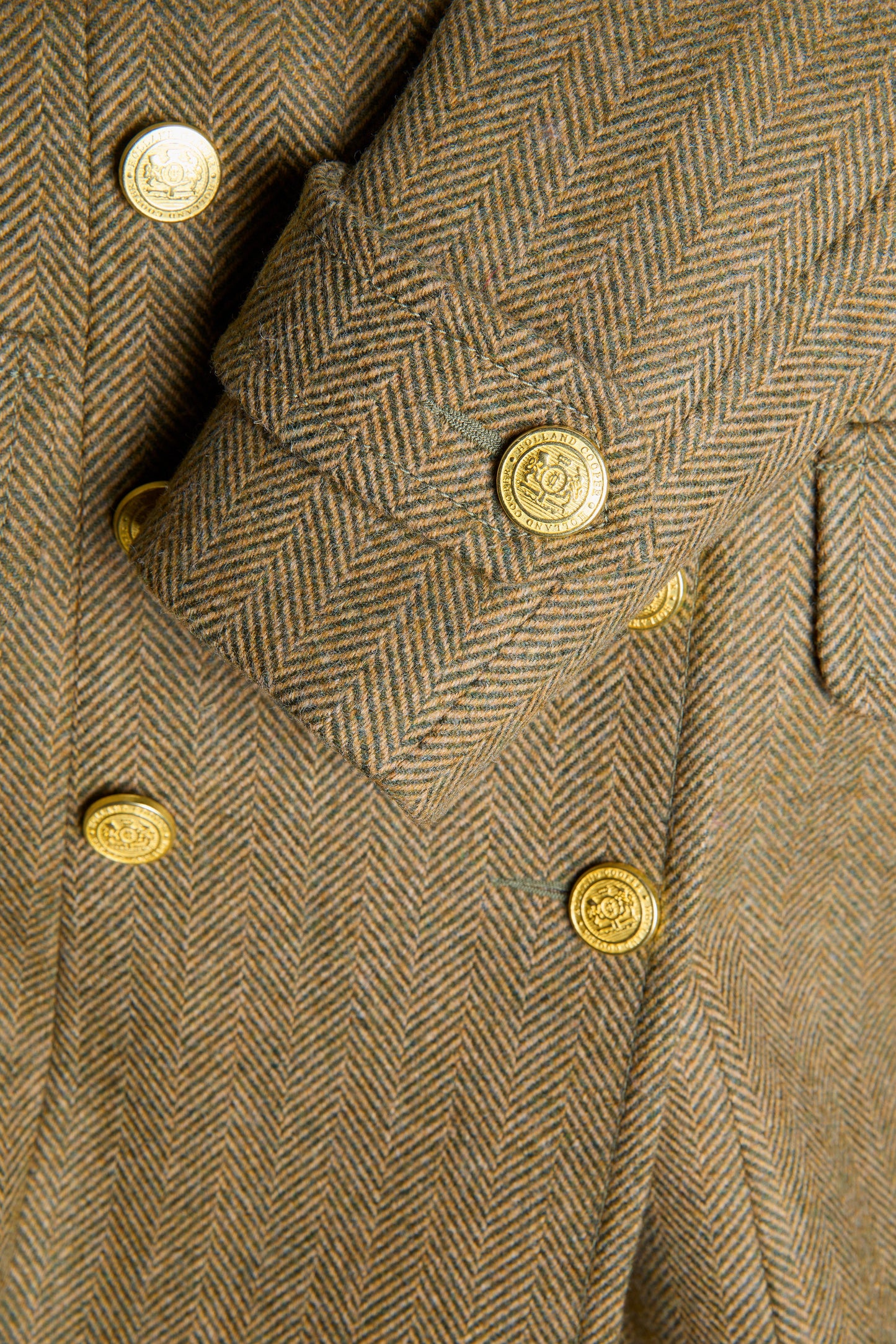 The Great Coat (Moss Herringbone)