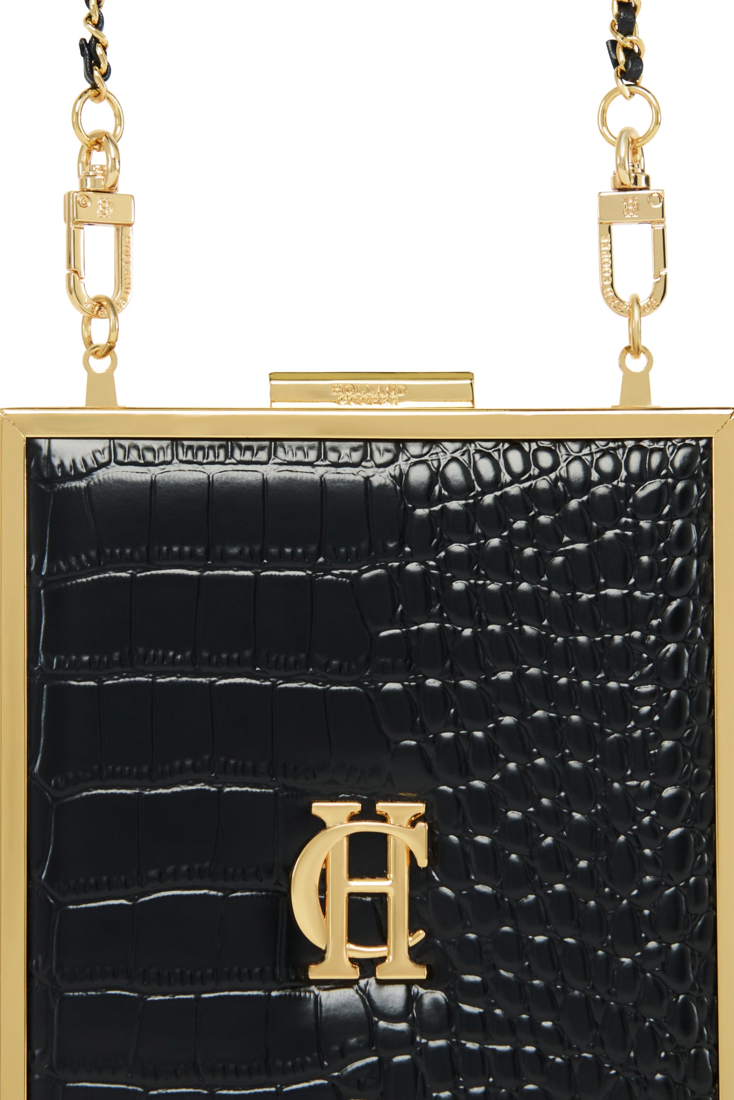 HC Miniaudiere (Black Croc)