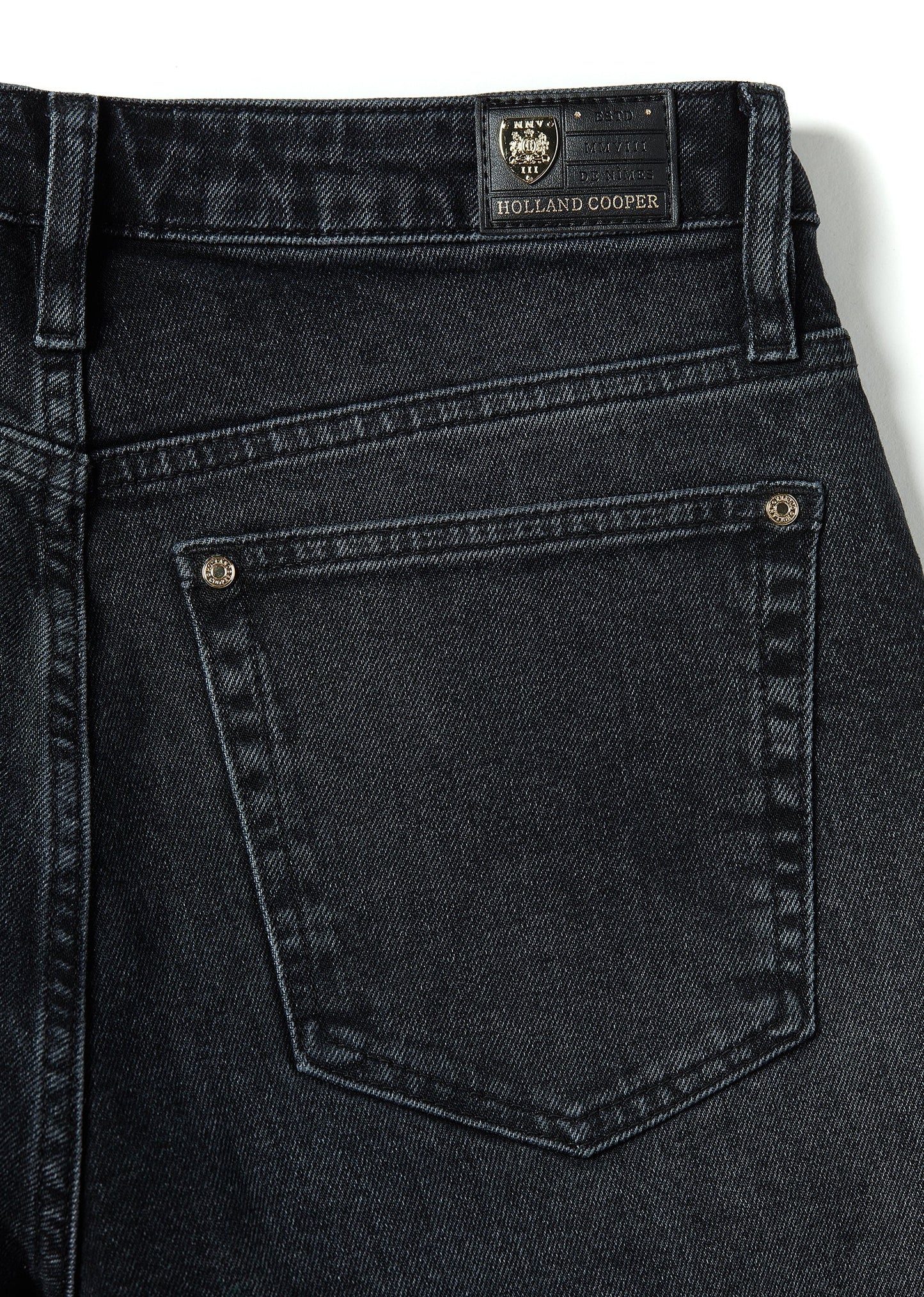 High Rise Slim Jean (Washed Black)