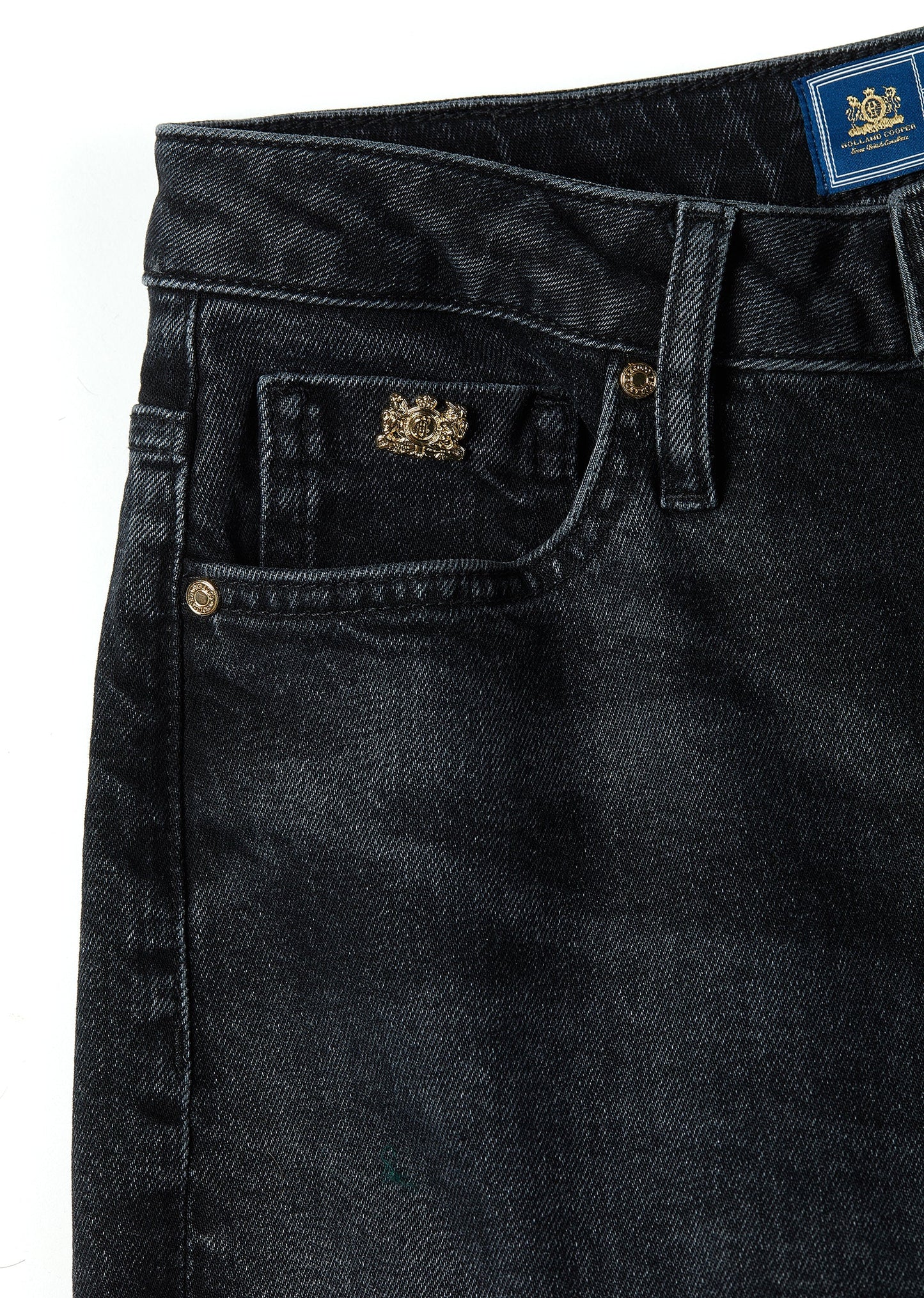 High Rise Slim Jean (Washed Black)