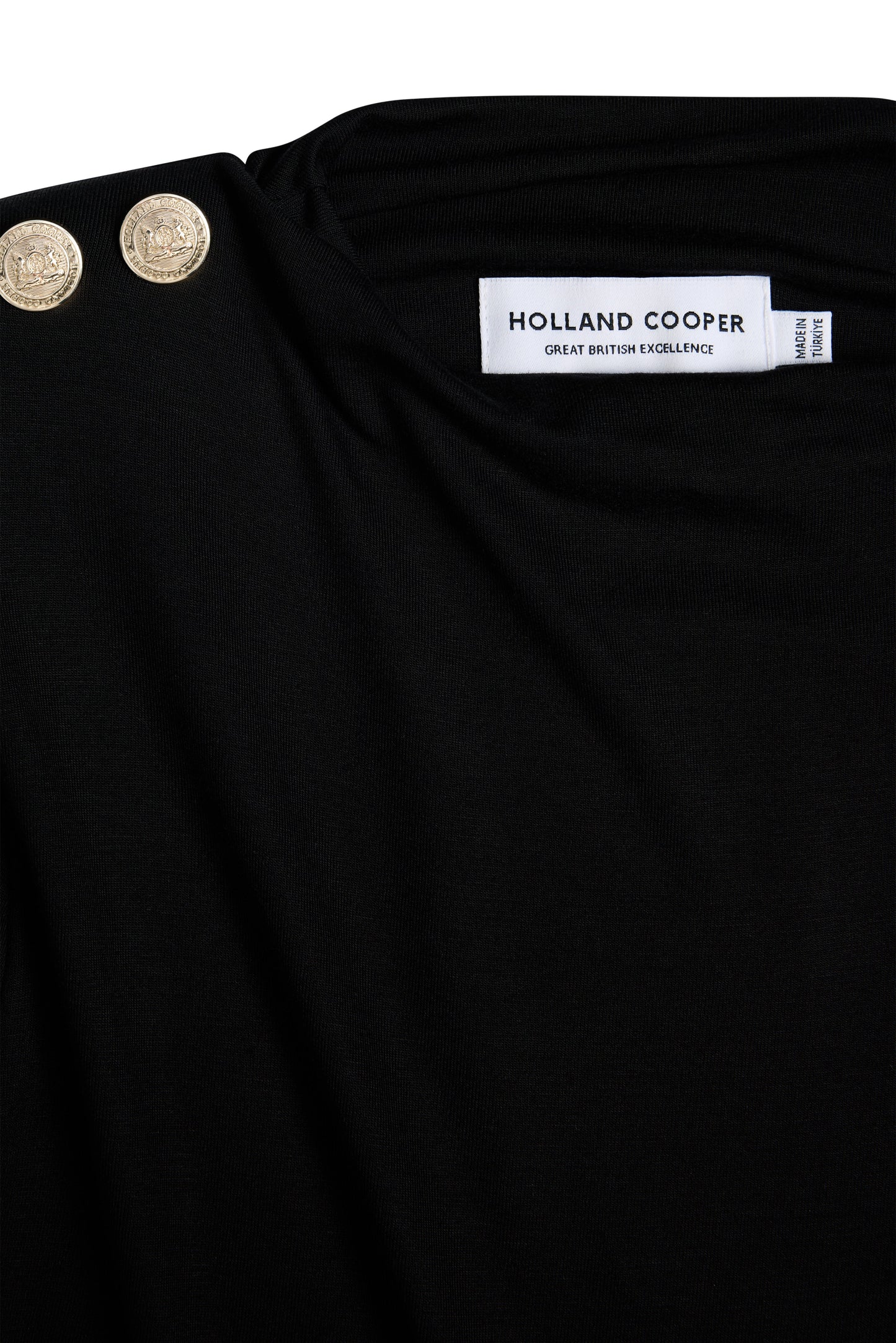 Harper Long Sleeve Top (Black)