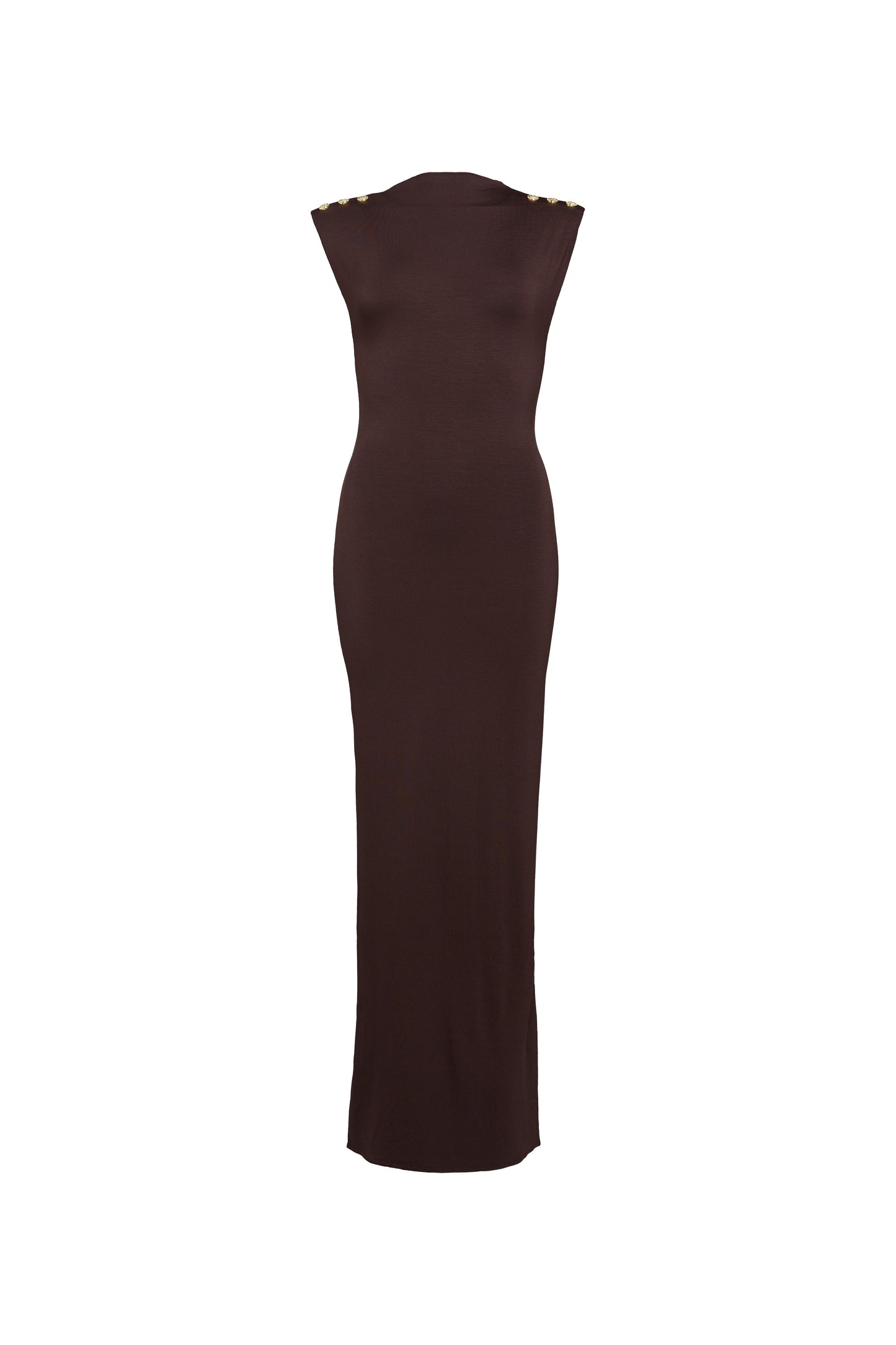 Harper Maxi Dress (Chocolate)