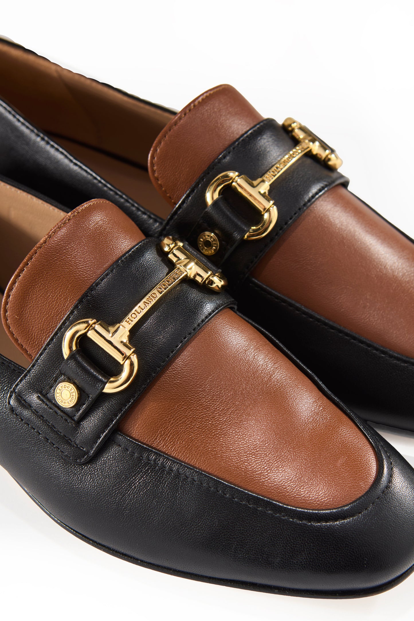 Harvard Horse Bit Loafer (Black Tan)