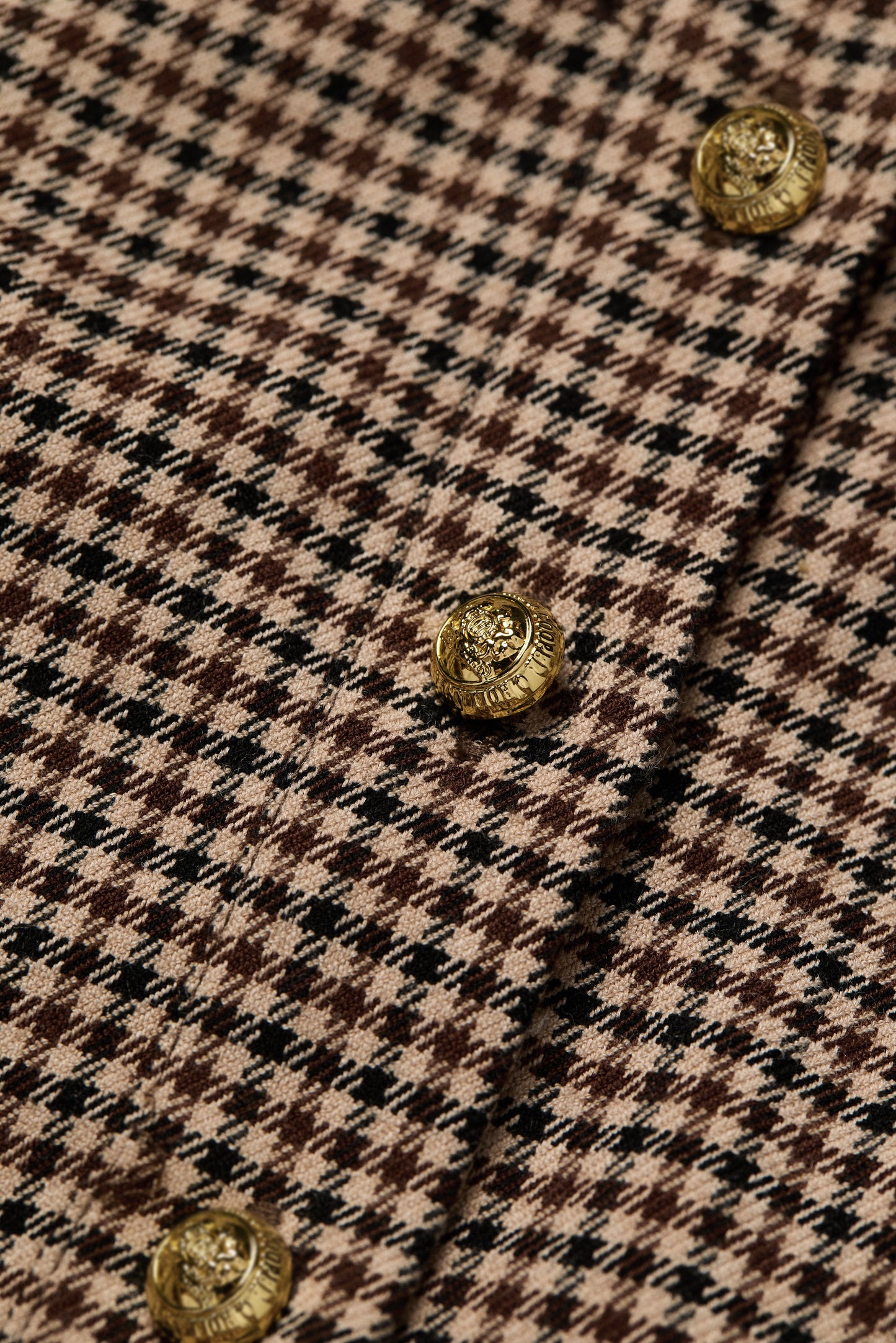 Heritage Dress (Coffee Gingham)