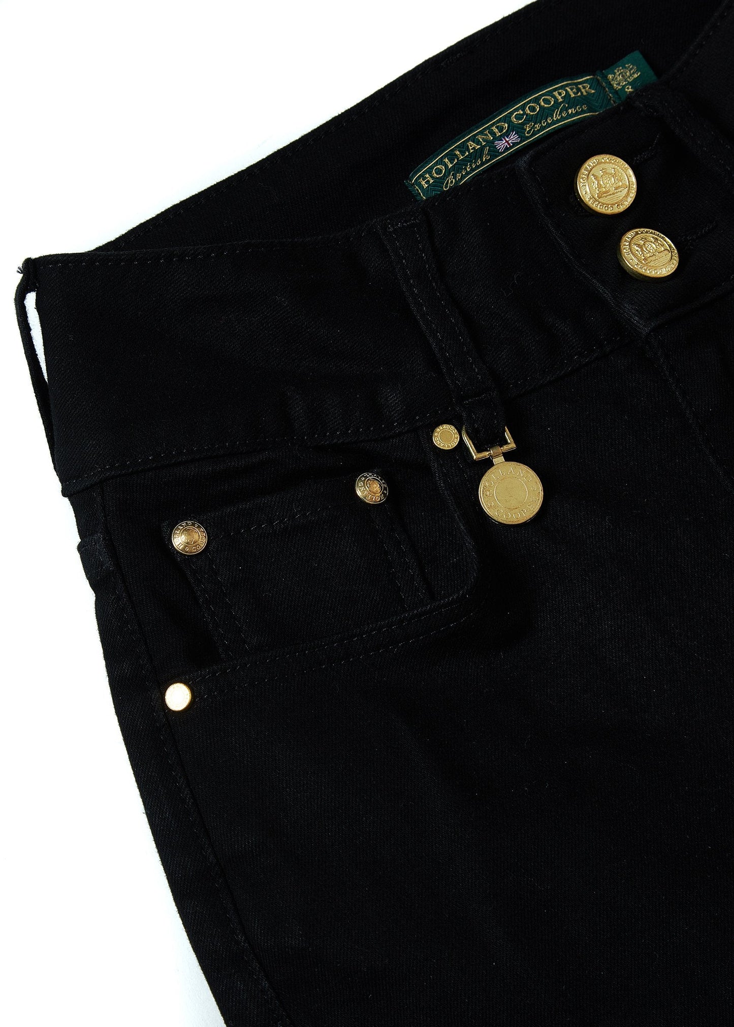 High Rise Flared Jean (Stay Black)