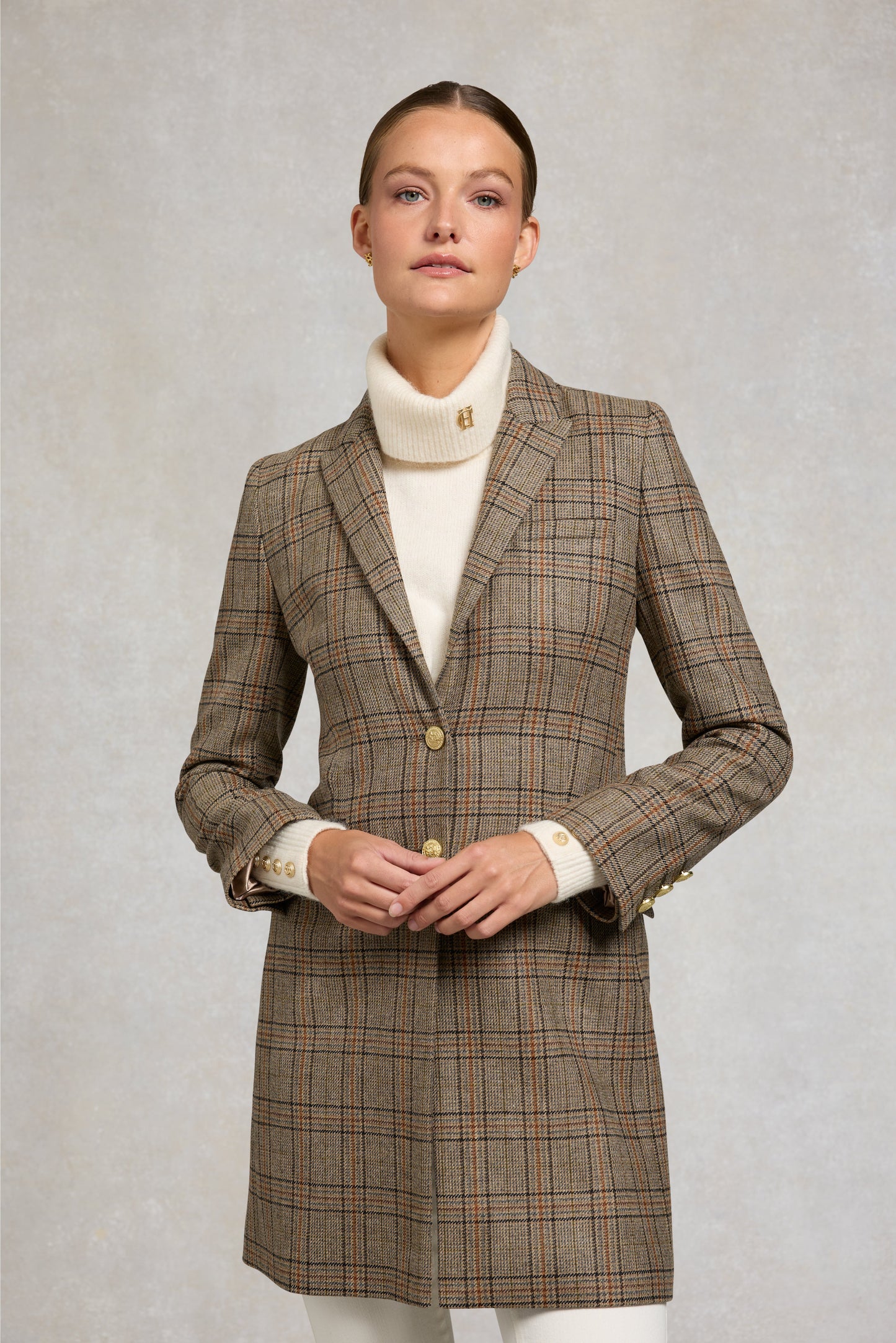 Highgrove Coat (Bourbon Tweed)