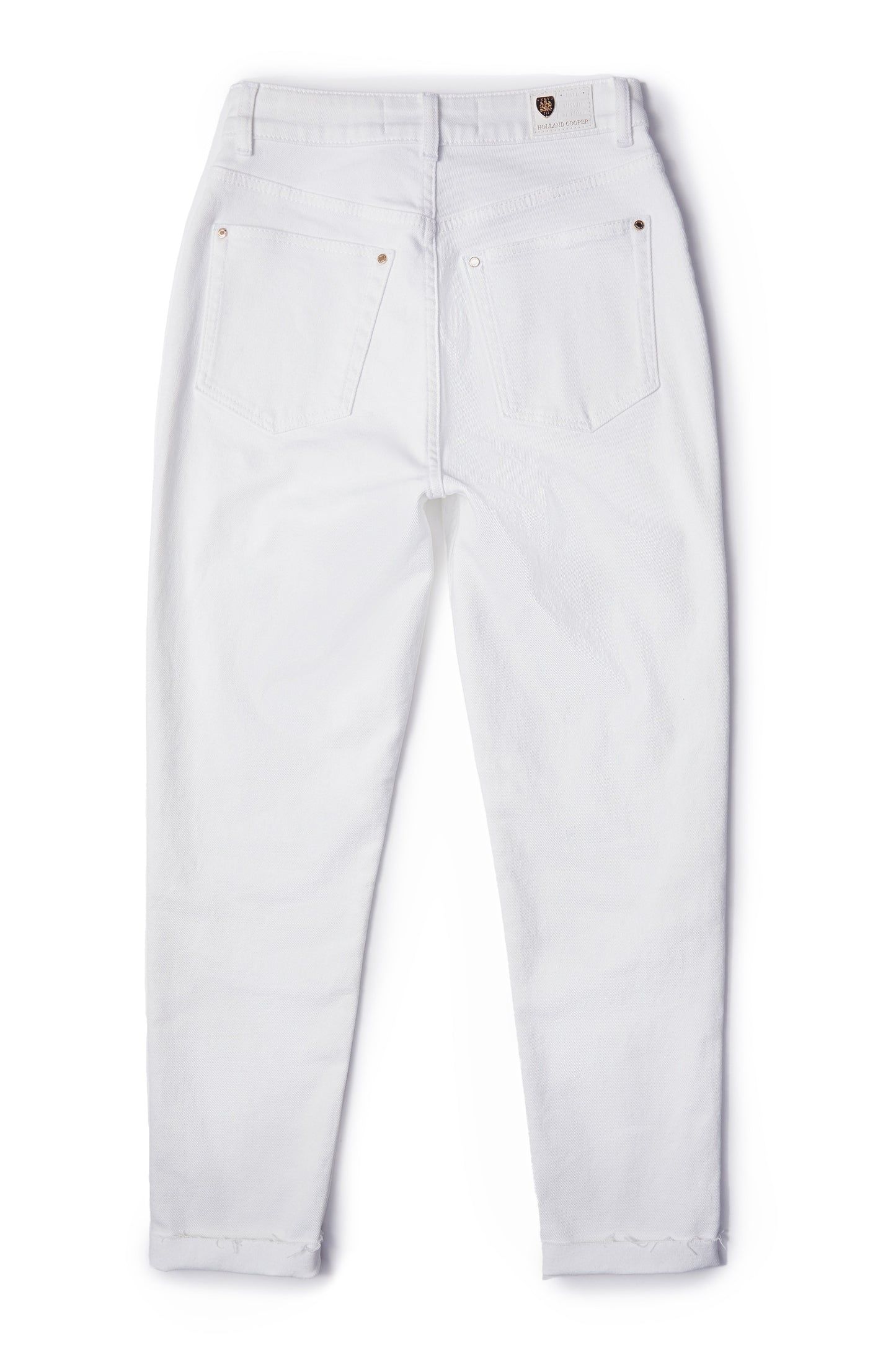 High Rise Slim Jean (White)