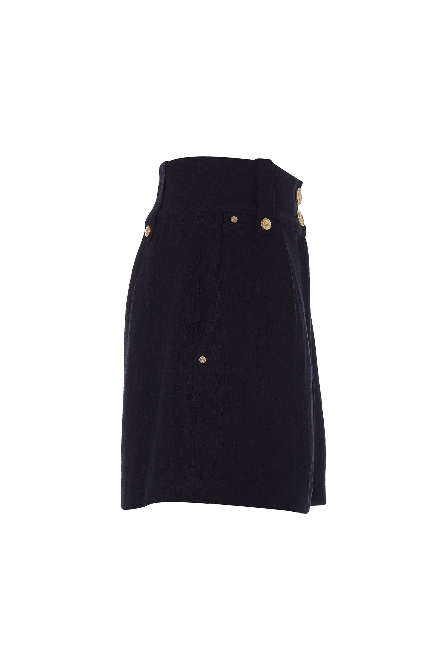 Tailored Short (Black Linen)