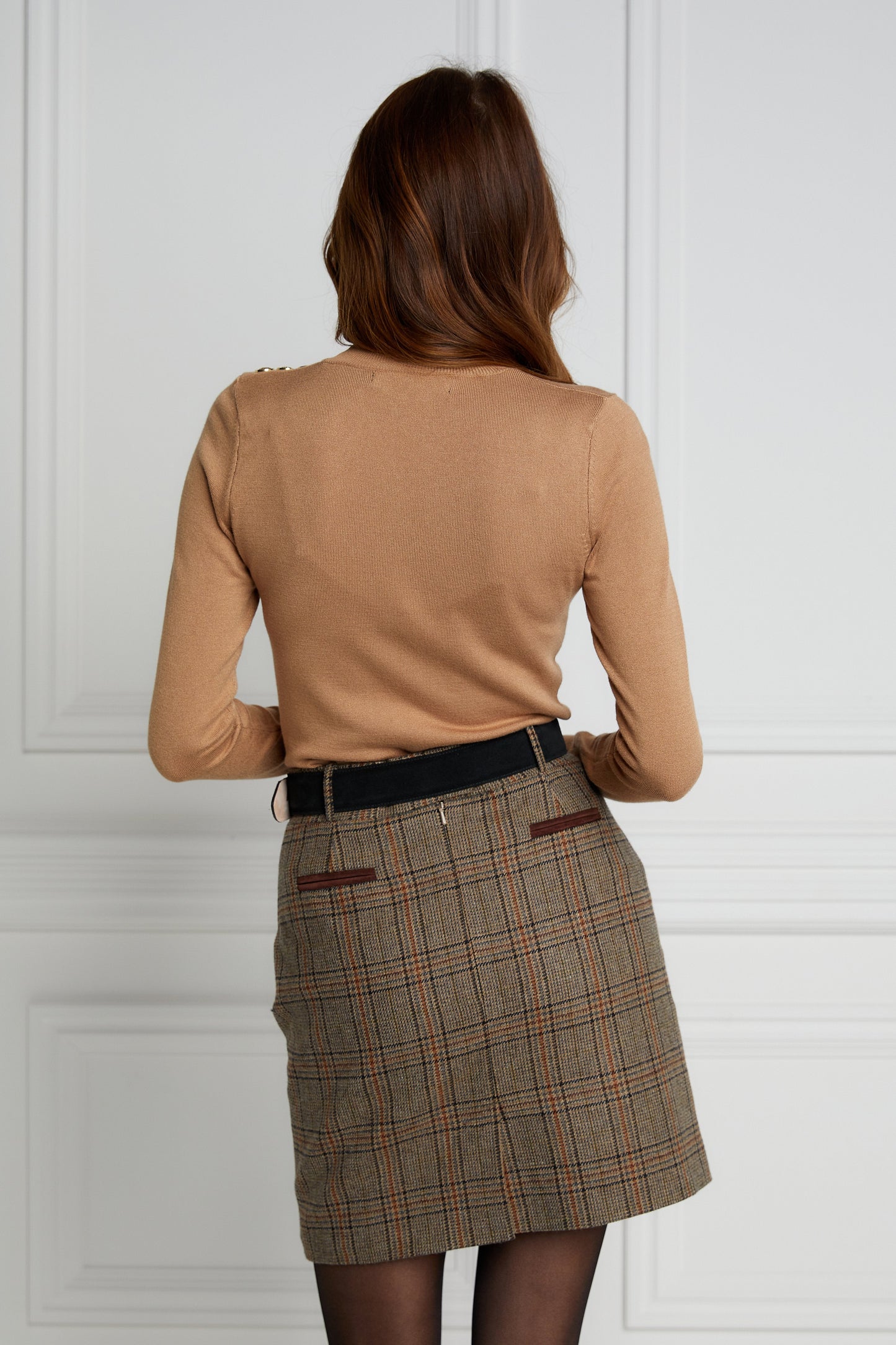 Knightsbridge Skirt (Bourbon Tweed)