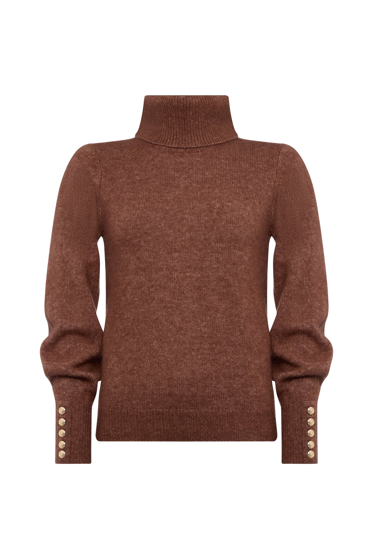 Isla Roll Neck Knit (Latte)