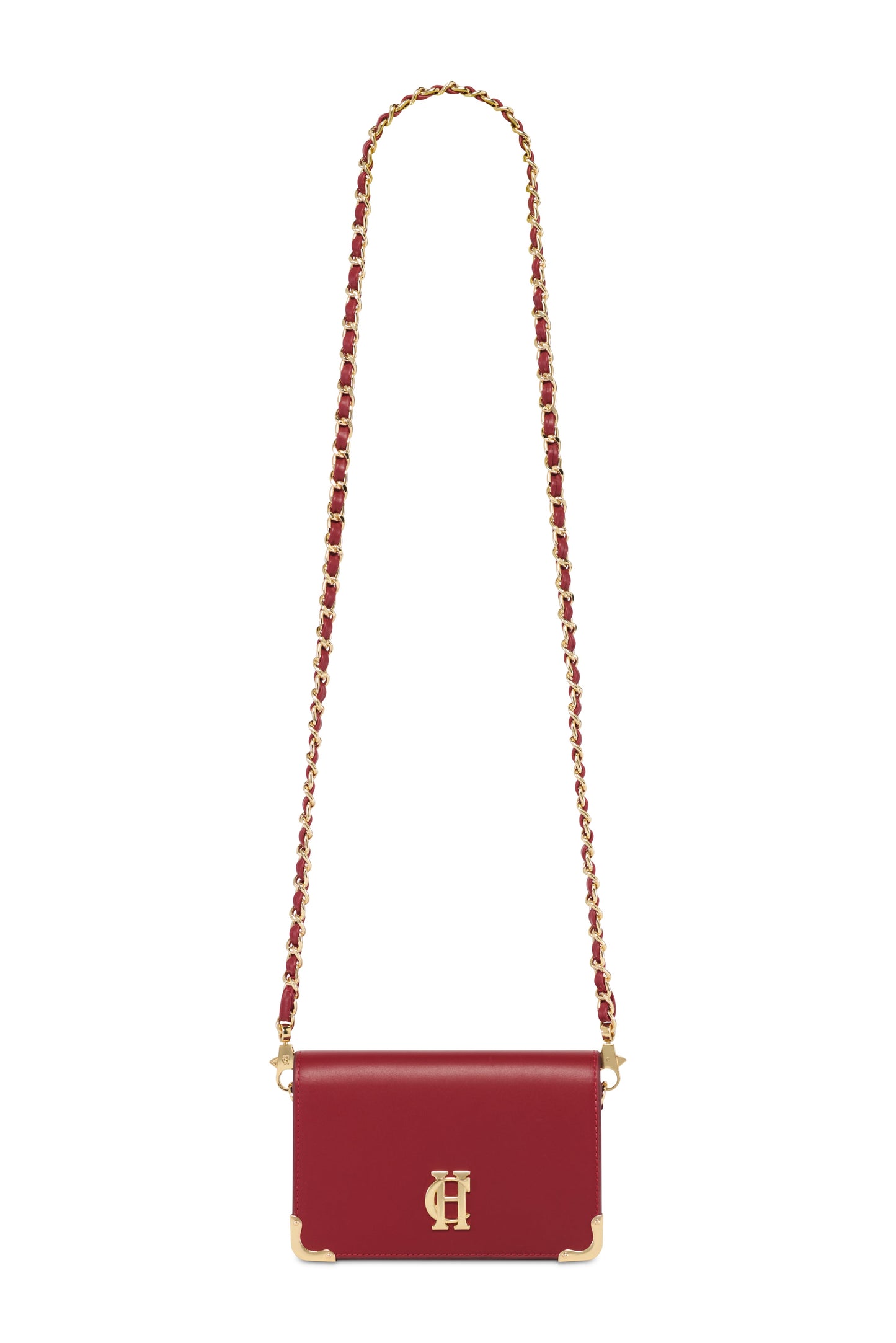 Kensington Crossbody Bag (Deep Red Leather)