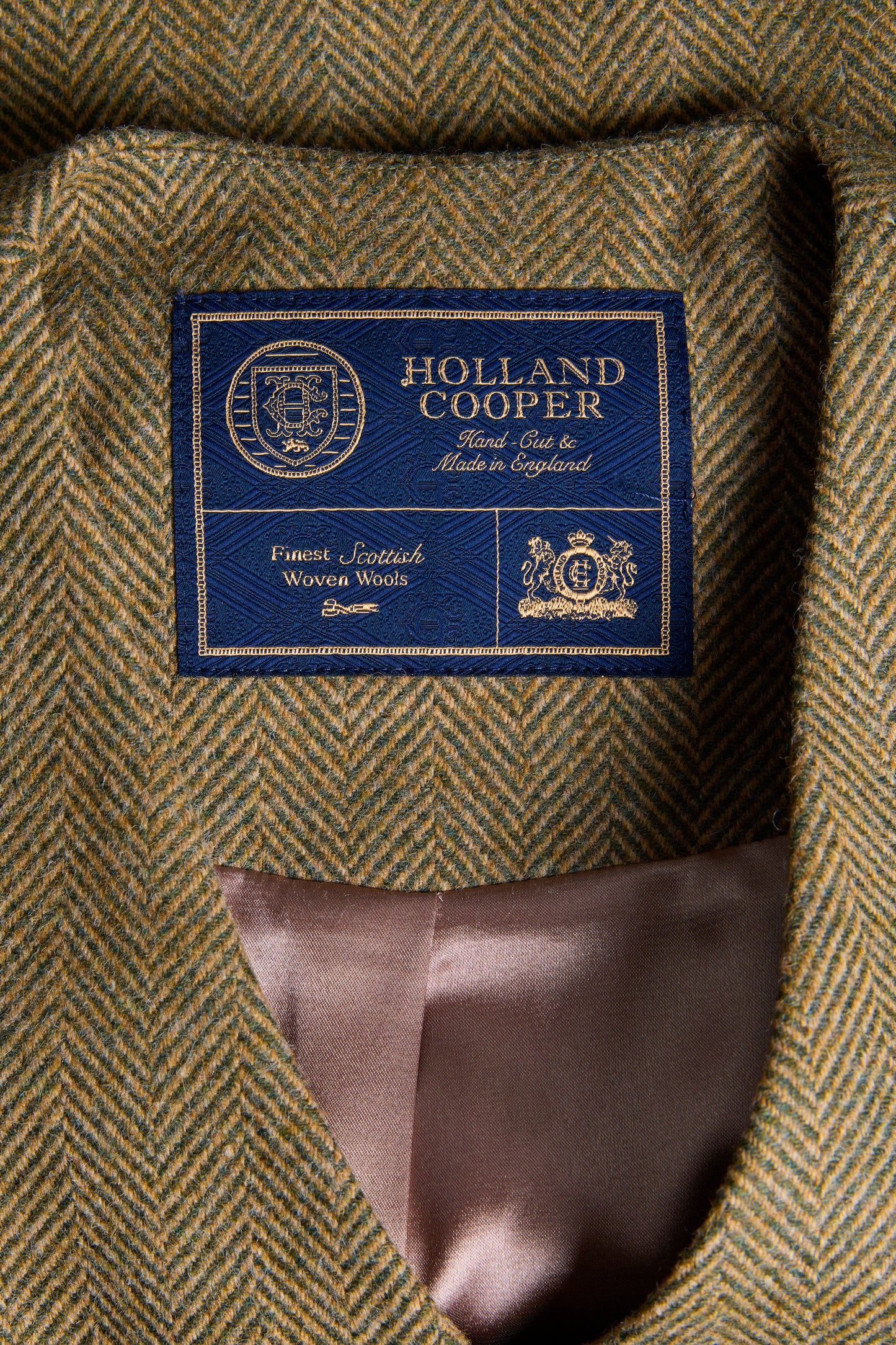 Kensington Waistcoat (Moss Herringbone)