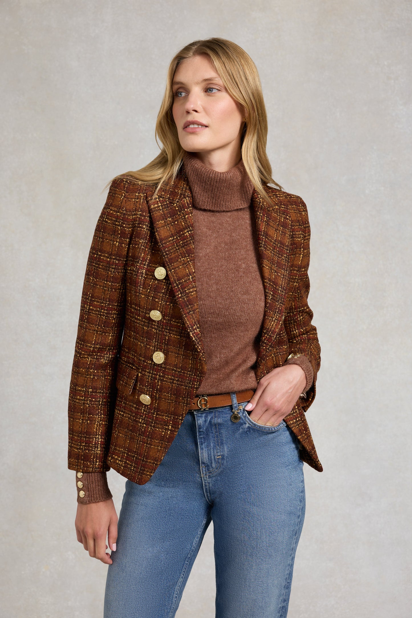 Knightsbridge Blazer (Amber Tweed)