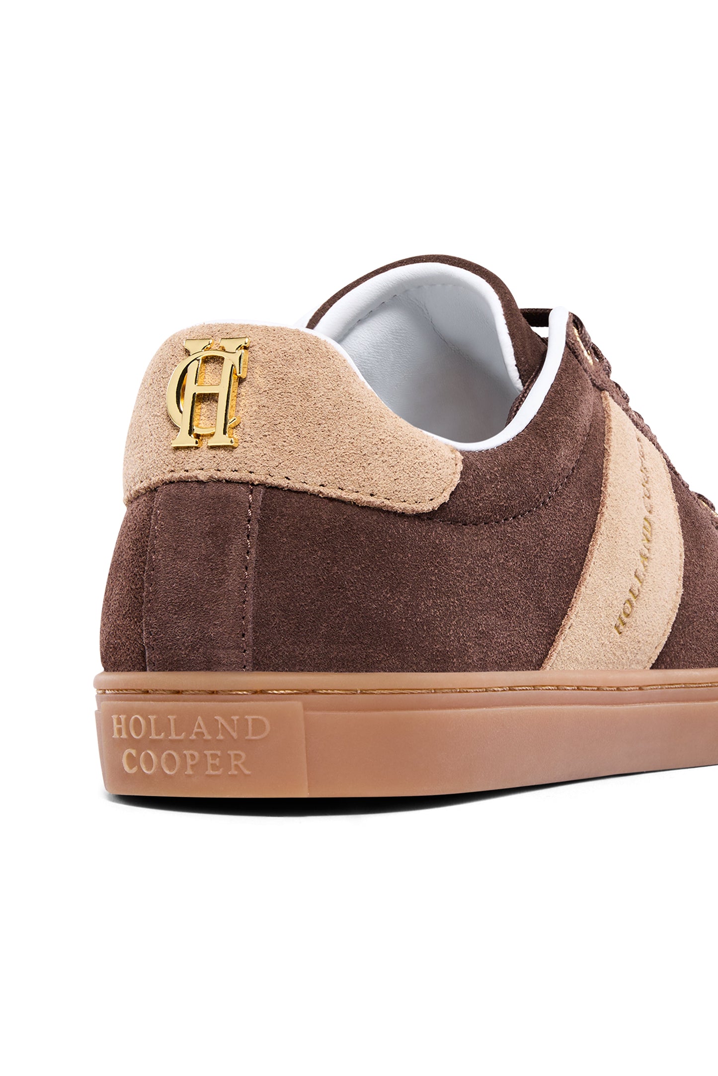 Knightsbridge Court Trainer (Dark Chocolate Taupe)