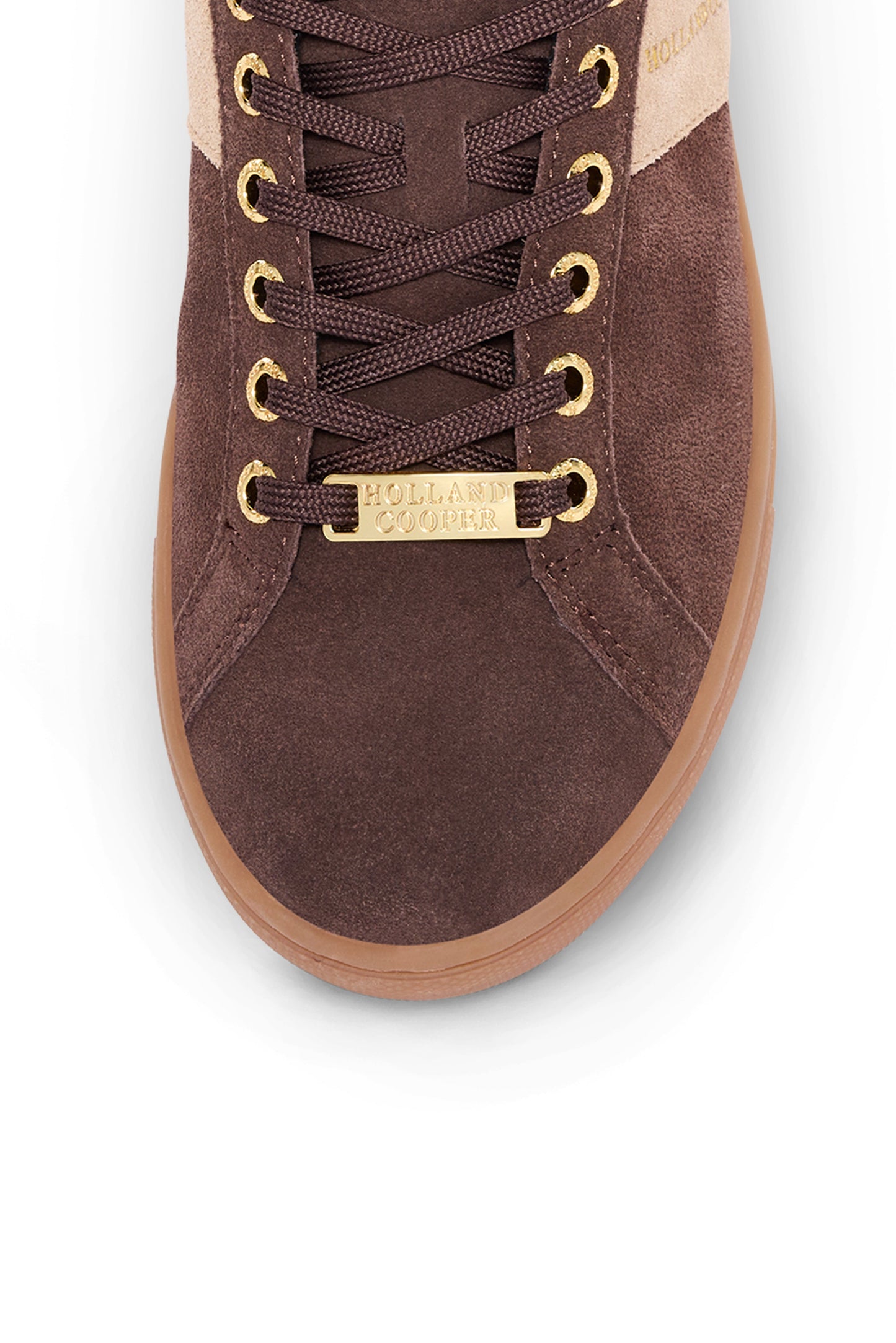 Knightsbridge Court Trainer (Dark Chocolate Taupe)
