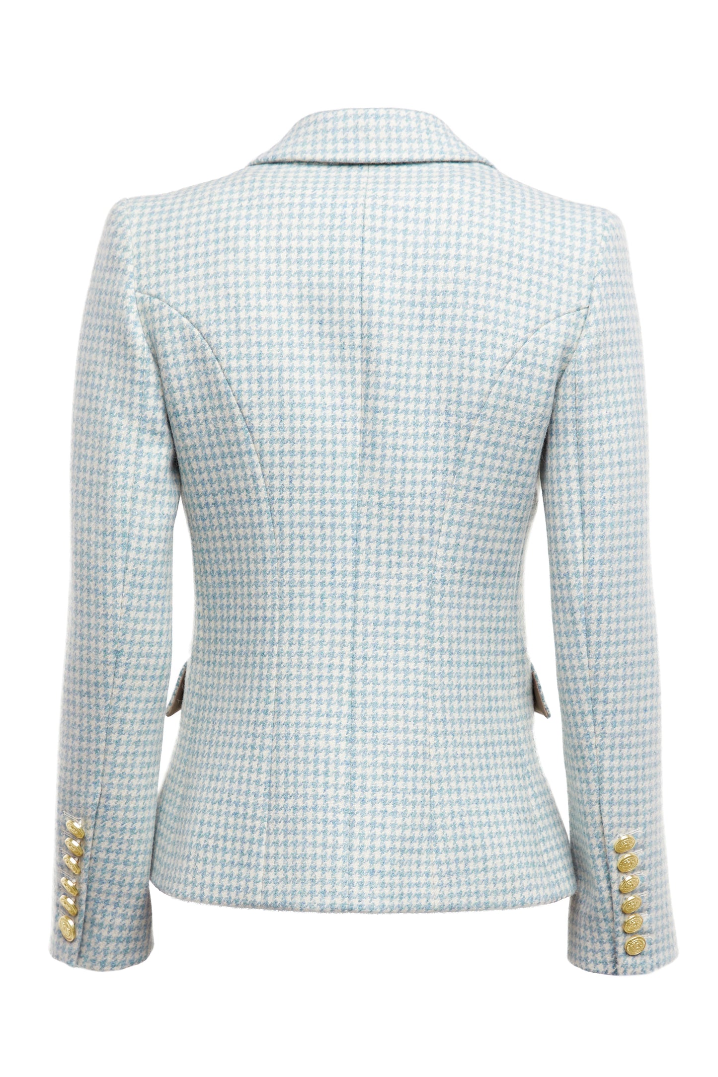 Knightsbridge Blazer (Teal Houndstooth)