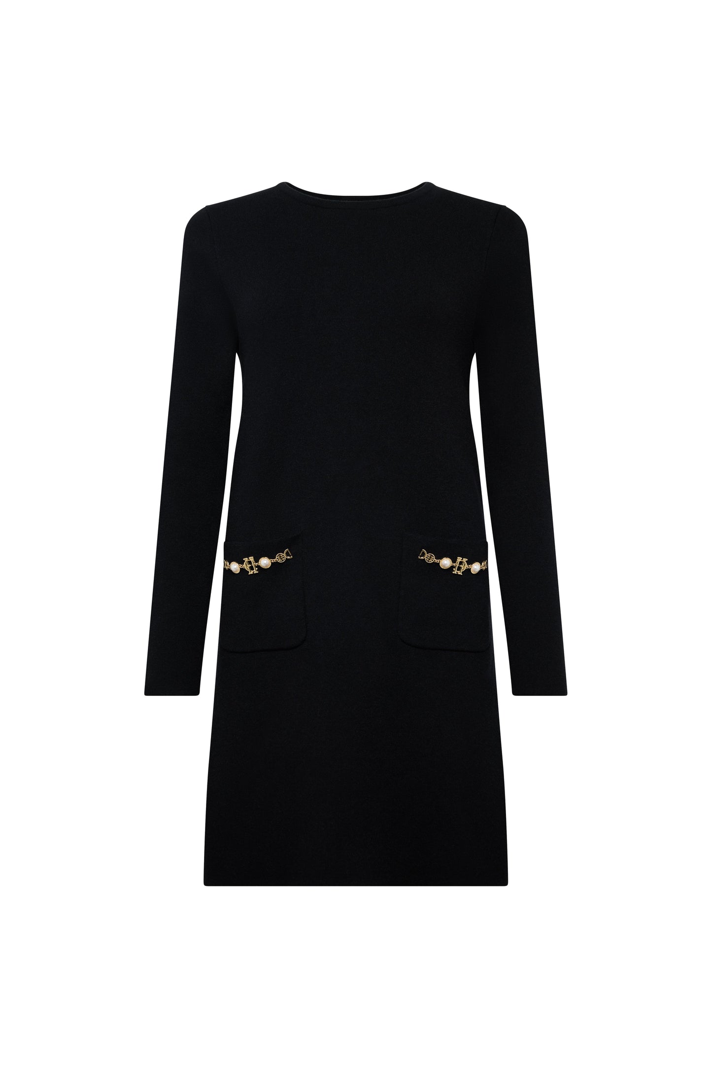 Laura Shift Dress (Black)