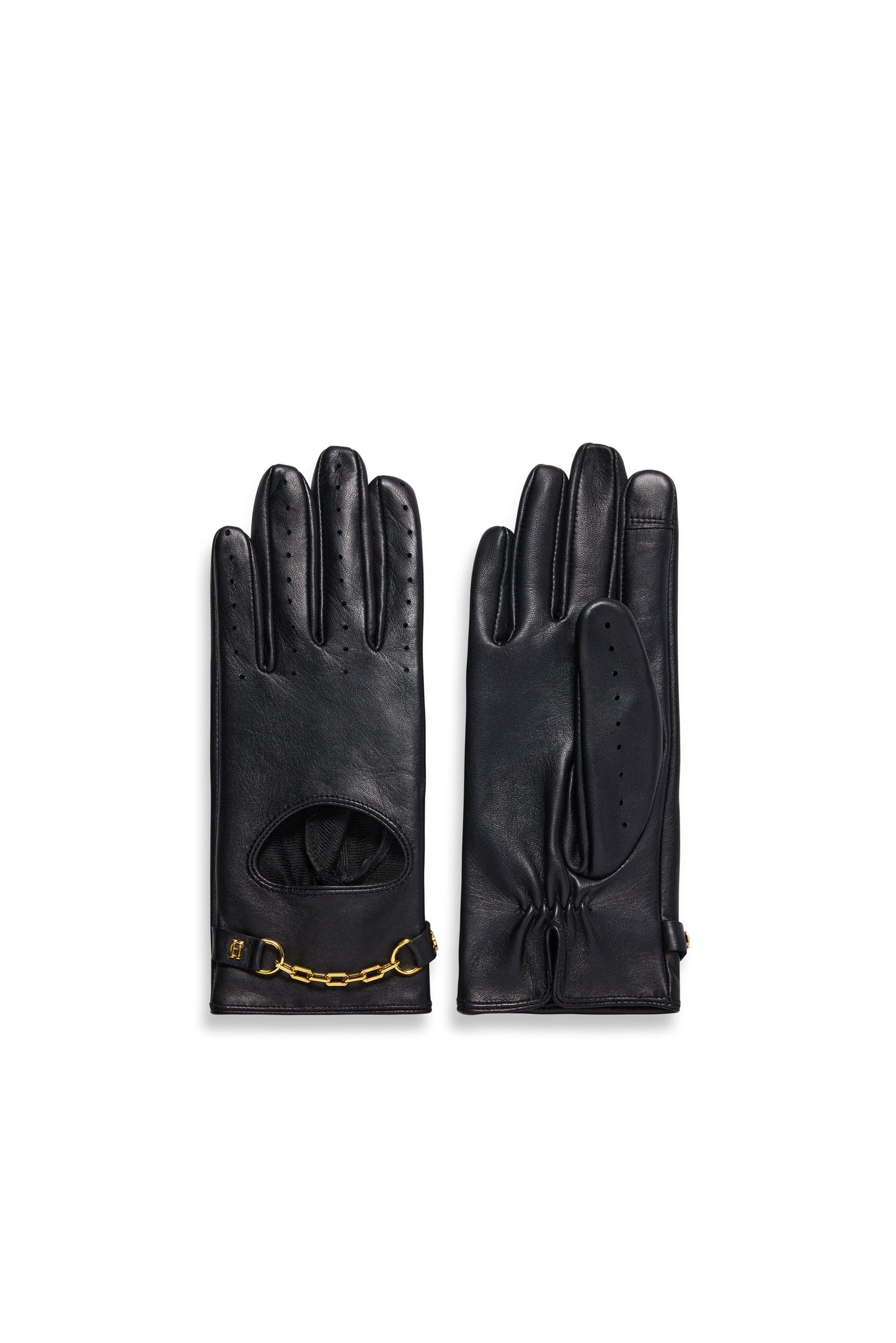 Leather Driving Gloves (Black)