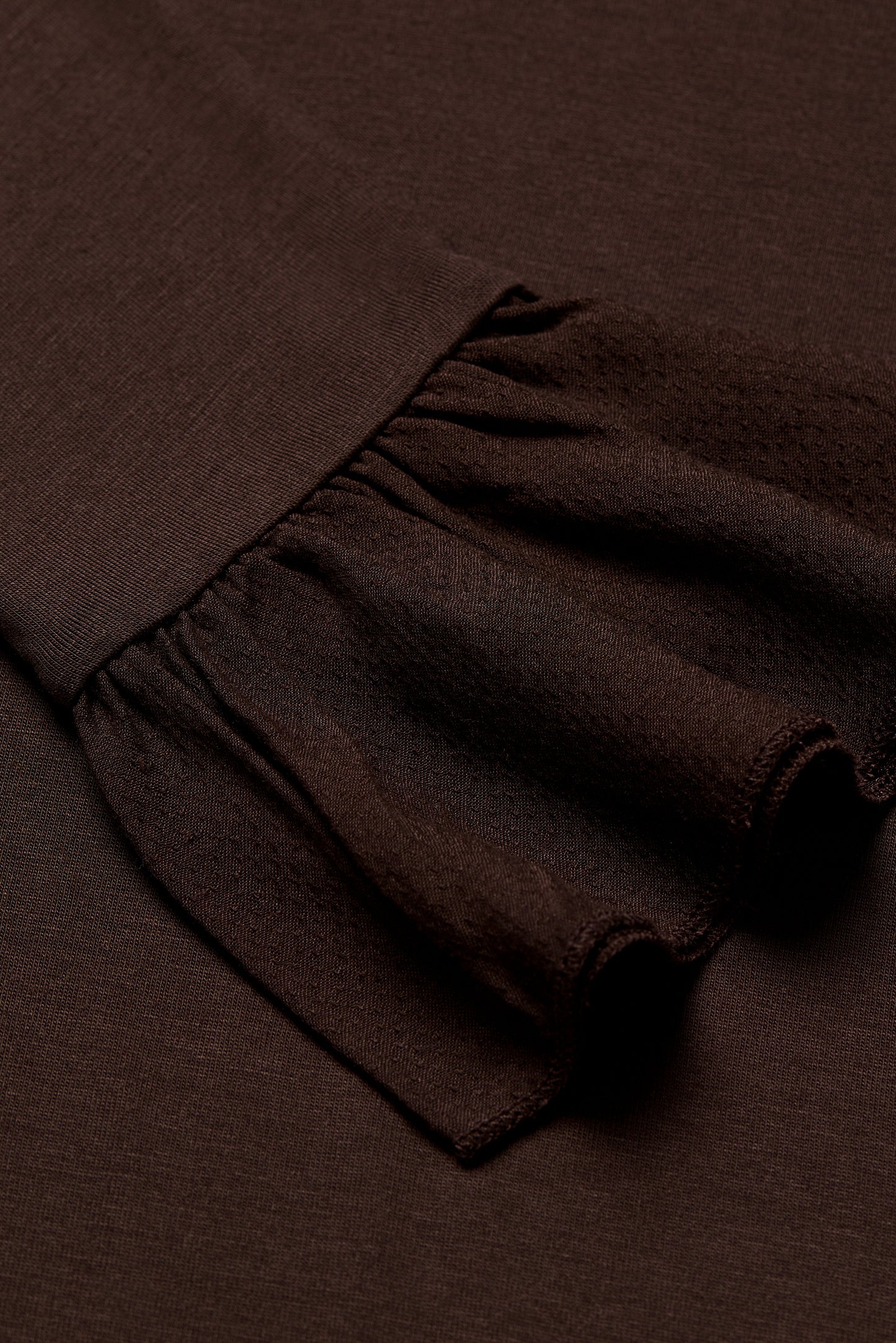 Lilibet Jersey Tee (Chocolate)