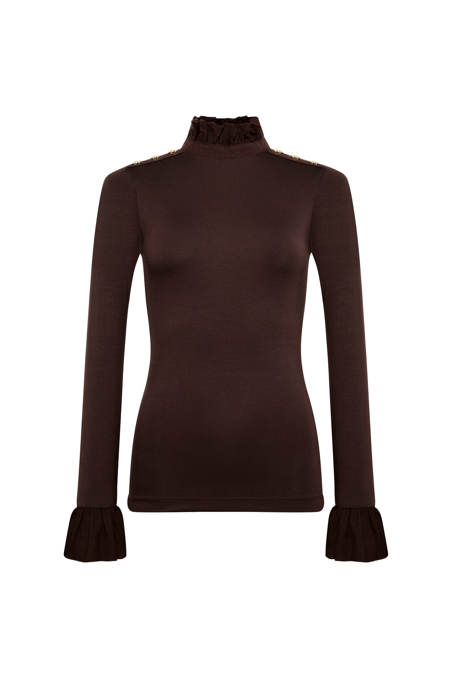 Lilibet Jersey Tee (Chocolate)