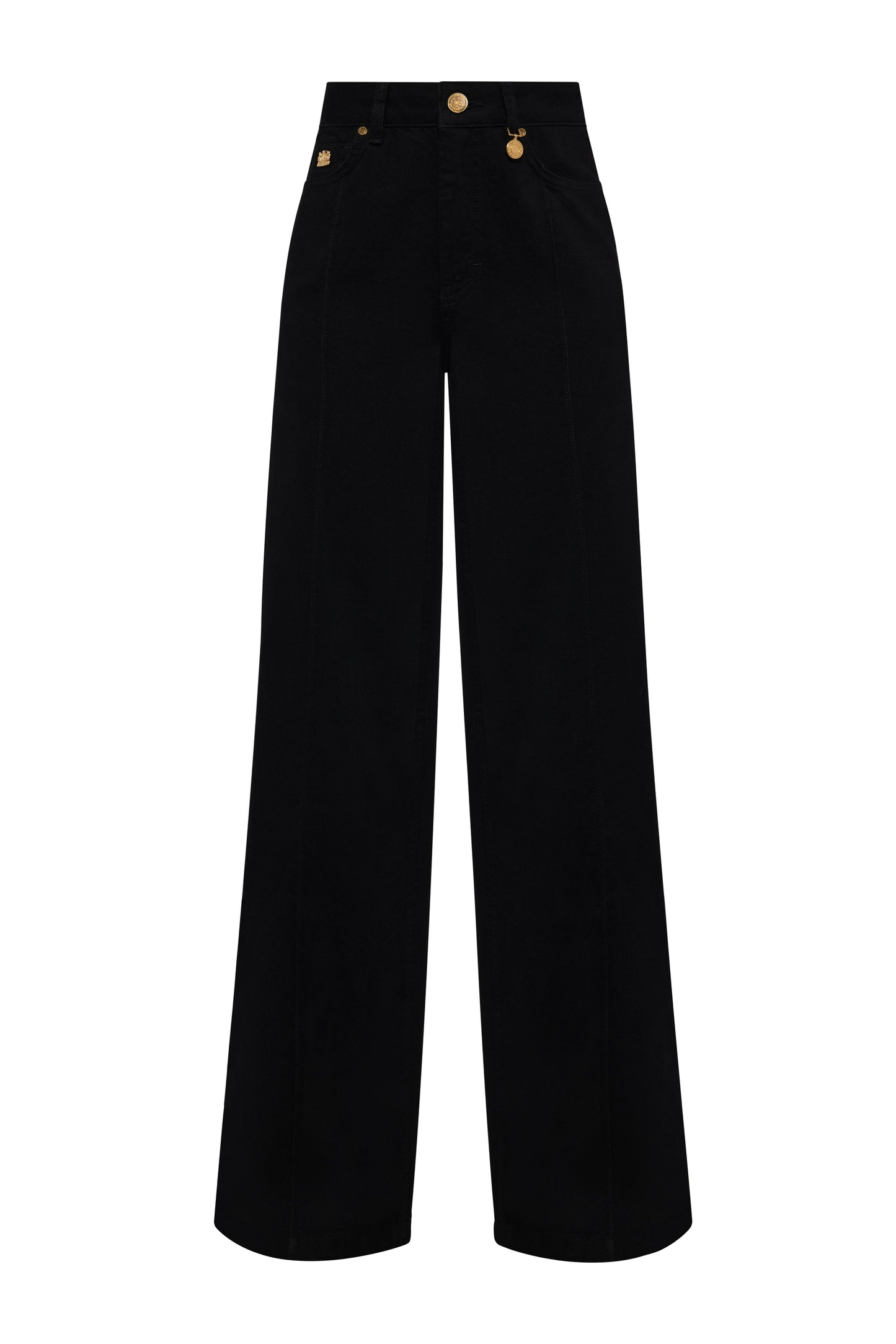 Lily Wide Leg Jean (Black)