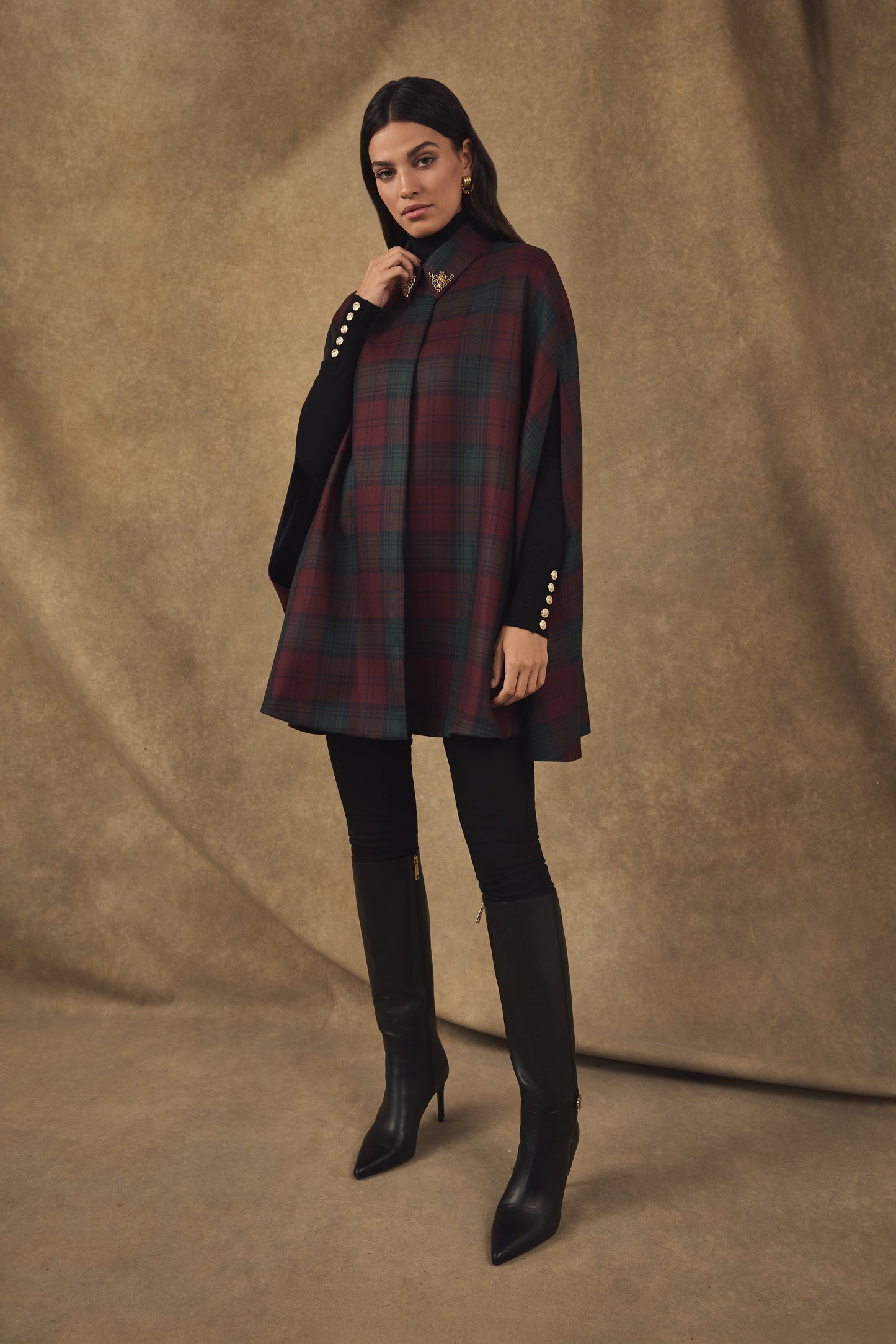 London Heel Boot (Black Leather)