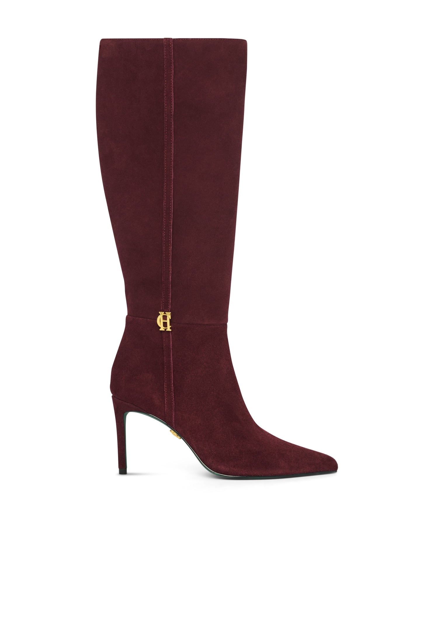 London Heel Boot (Oxblood Suede)
