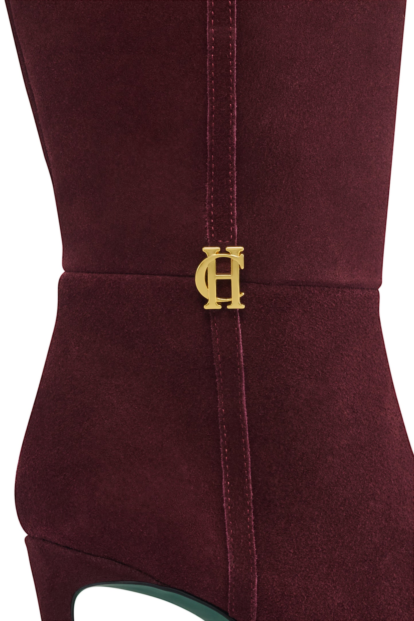 London Heel Boot (Oxblood Suede)