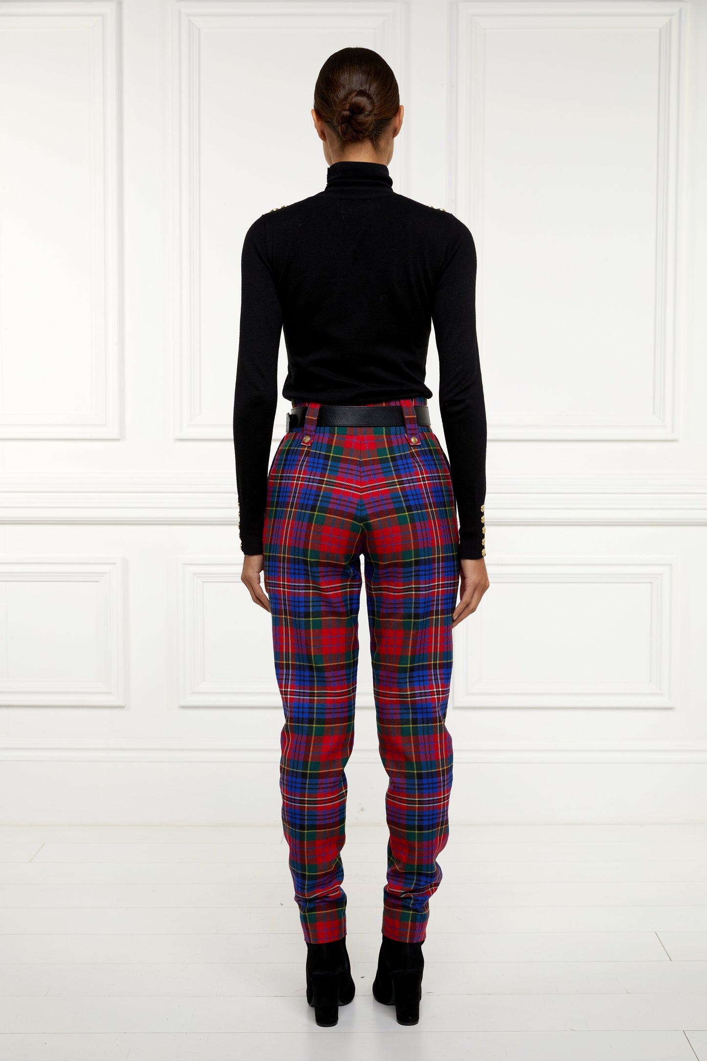 High Waisted Peg Trouser (Macpherson)