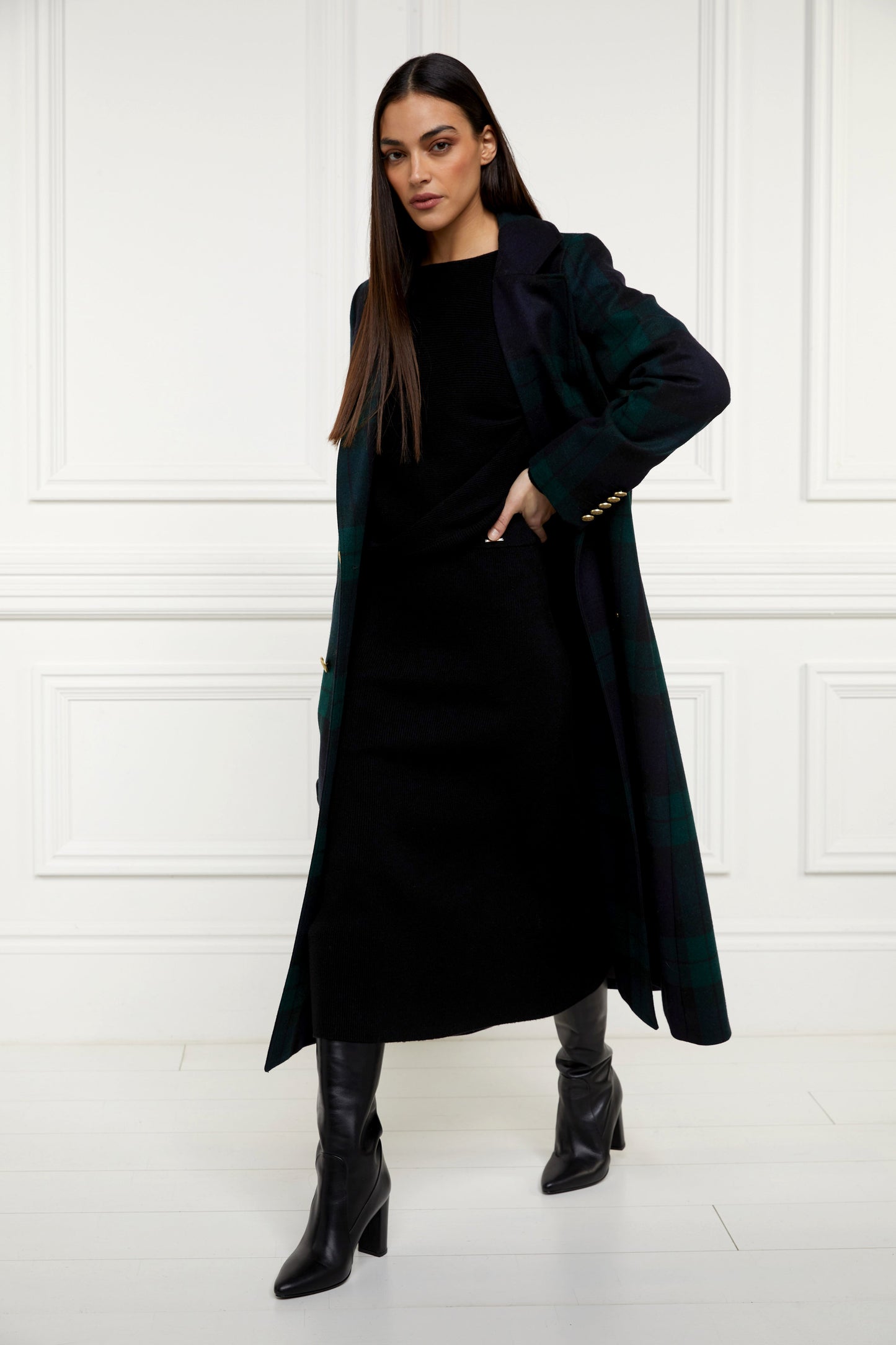 Leyla Knitted Skirt (Black)