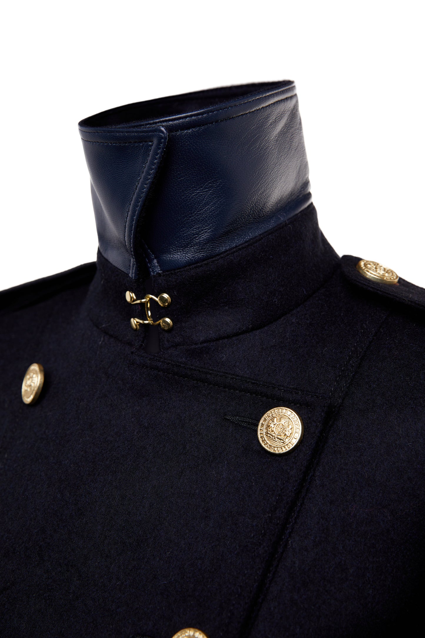 Full Length Marlborough Trench Coat (Soft Navy)