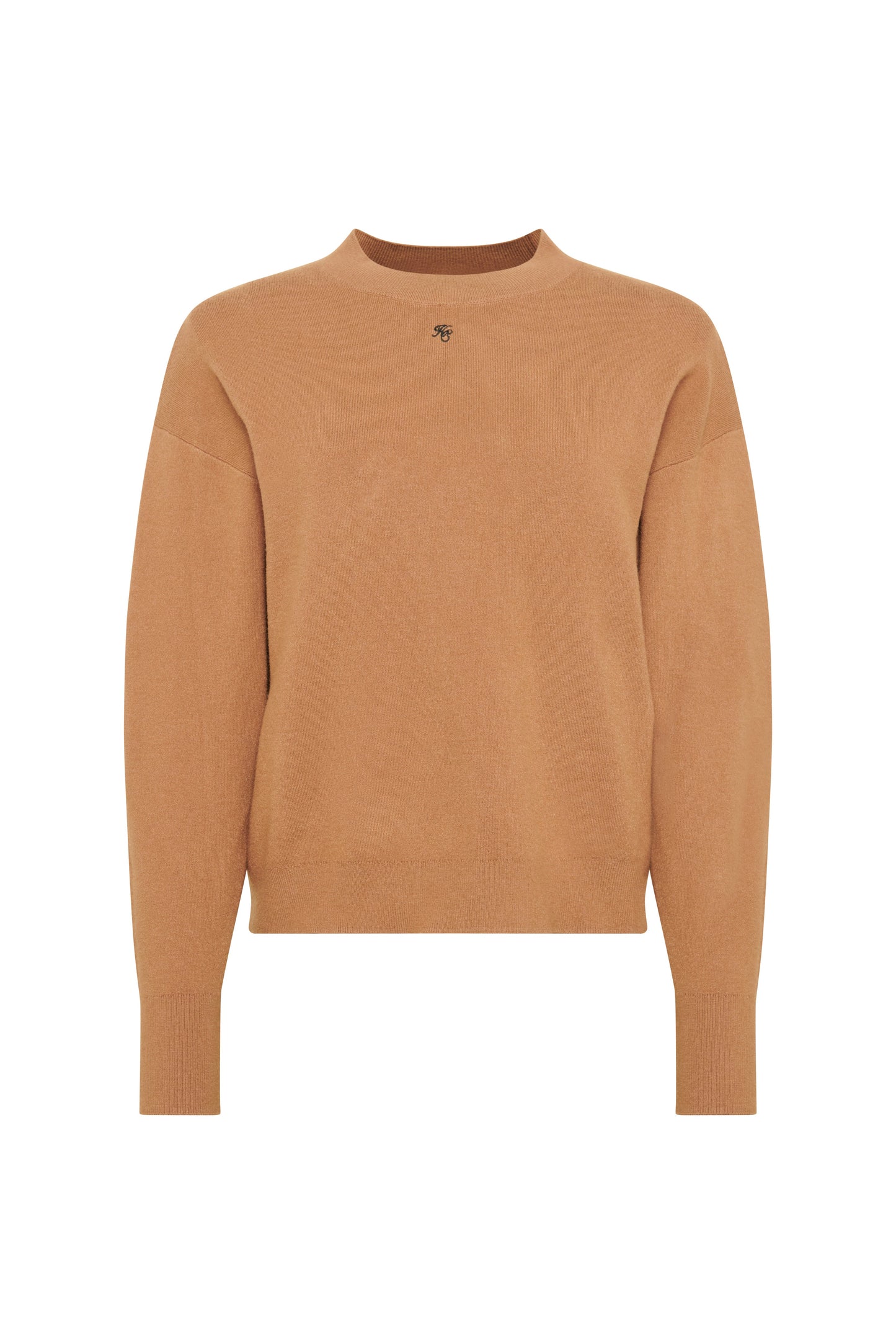 Maria Crew Neck Knit (Caramel)